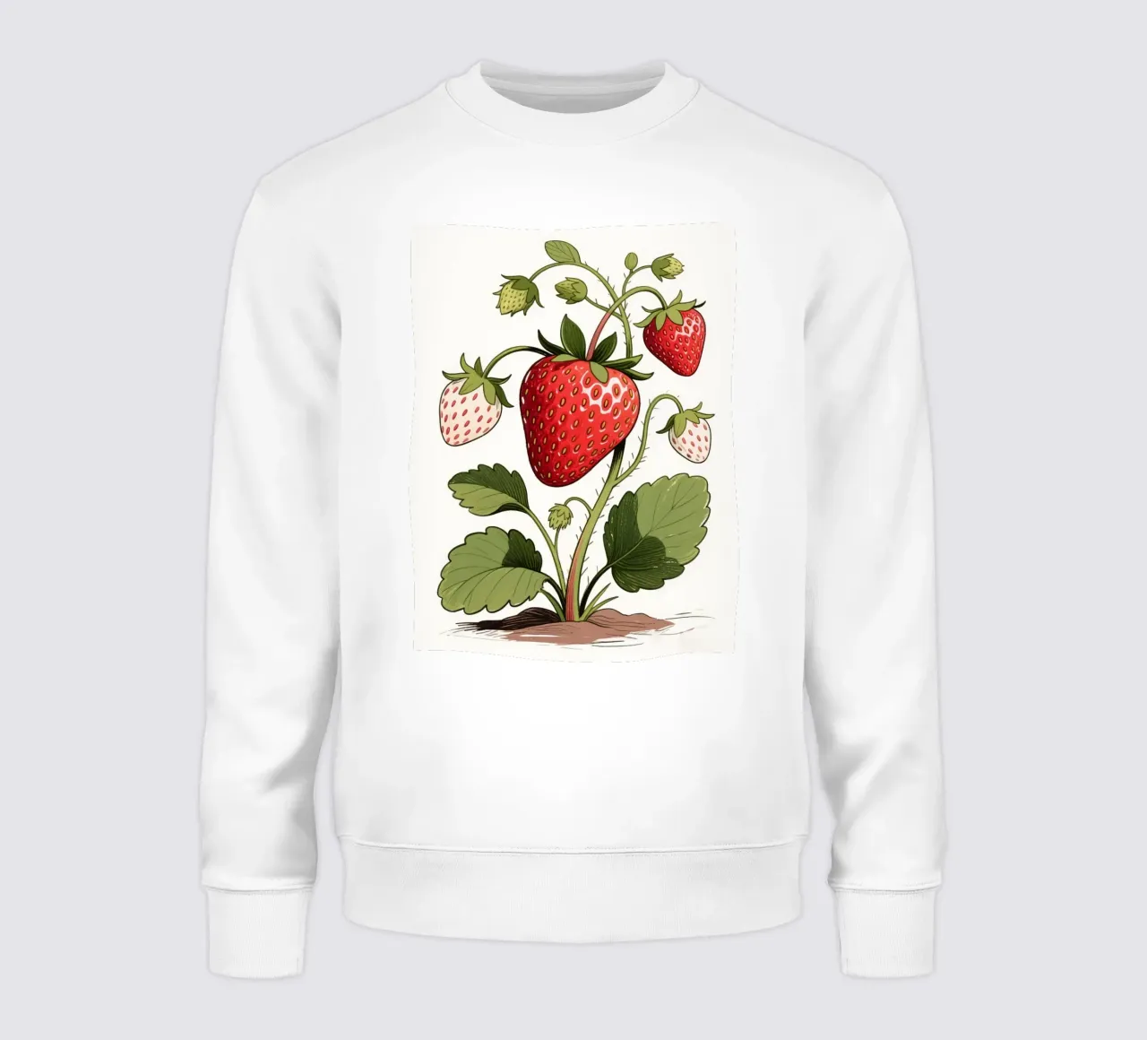 Frutta Pianta di fragole felpa da knowledge