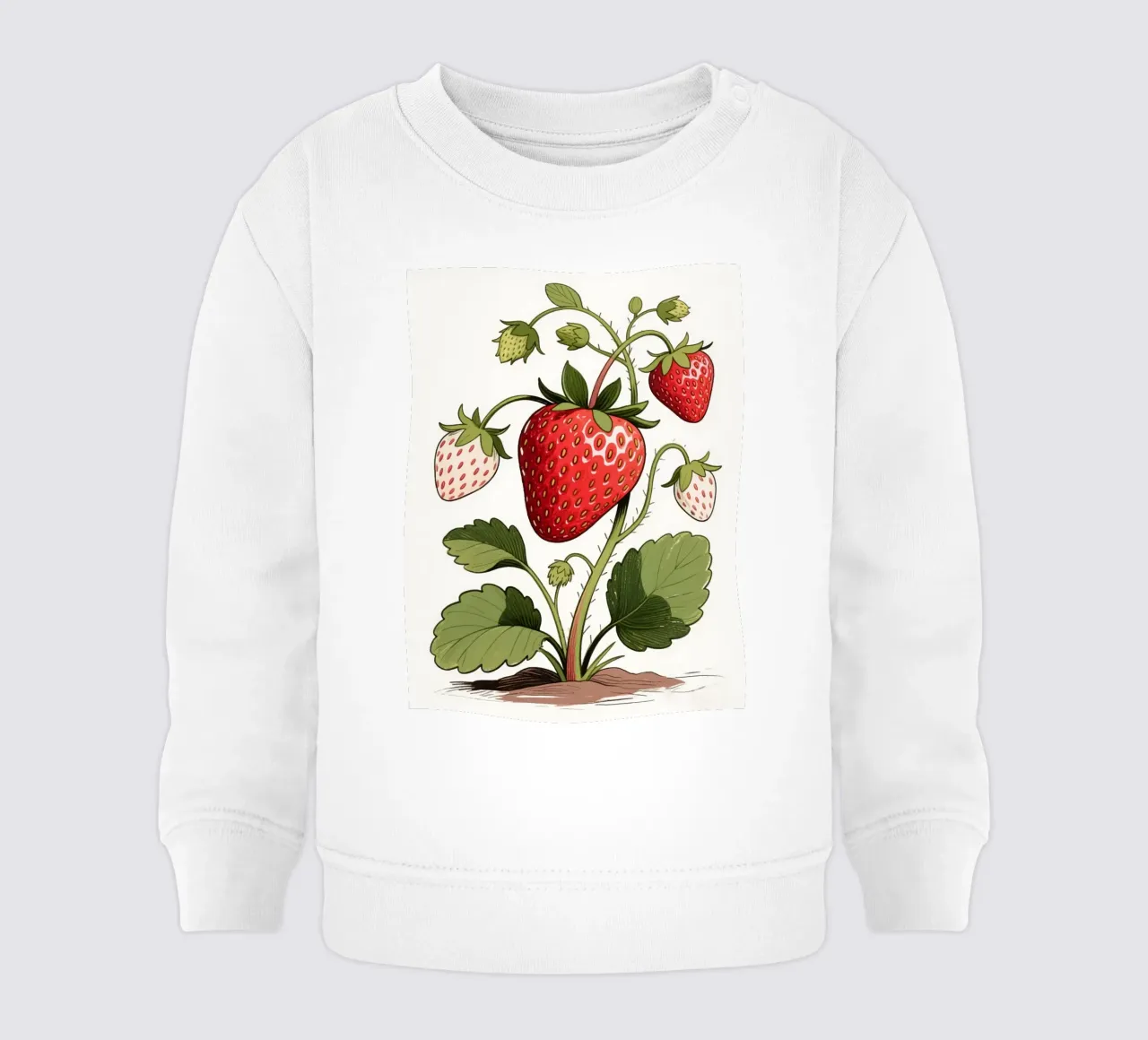 Frutta Pianta di fragole felpa neonato da knowledge