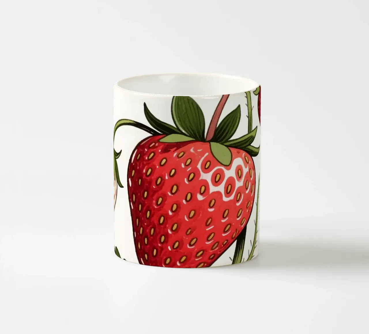 Frutta Pianta di fragole tazza in ceramica da knowledge