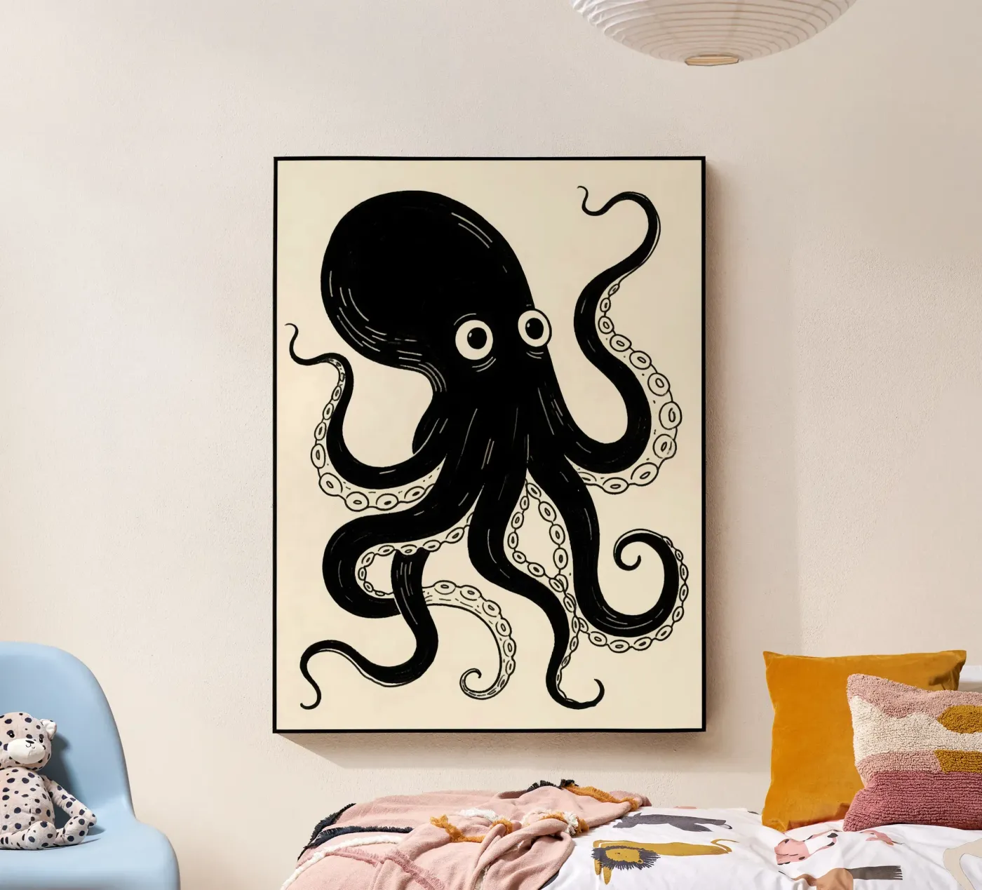Black Octopus plexiglass da knowledge