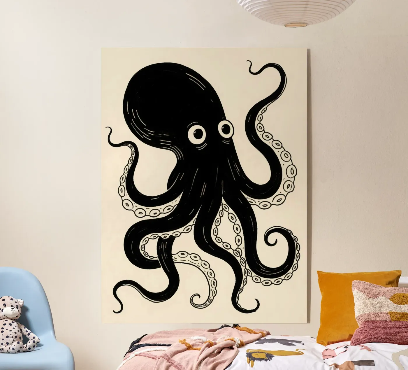Black Octopus plexiglass da knowledge