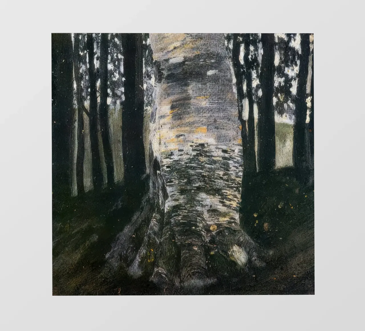 Betulla in una foresta, 1903 telo in pvc da Roy Terrell