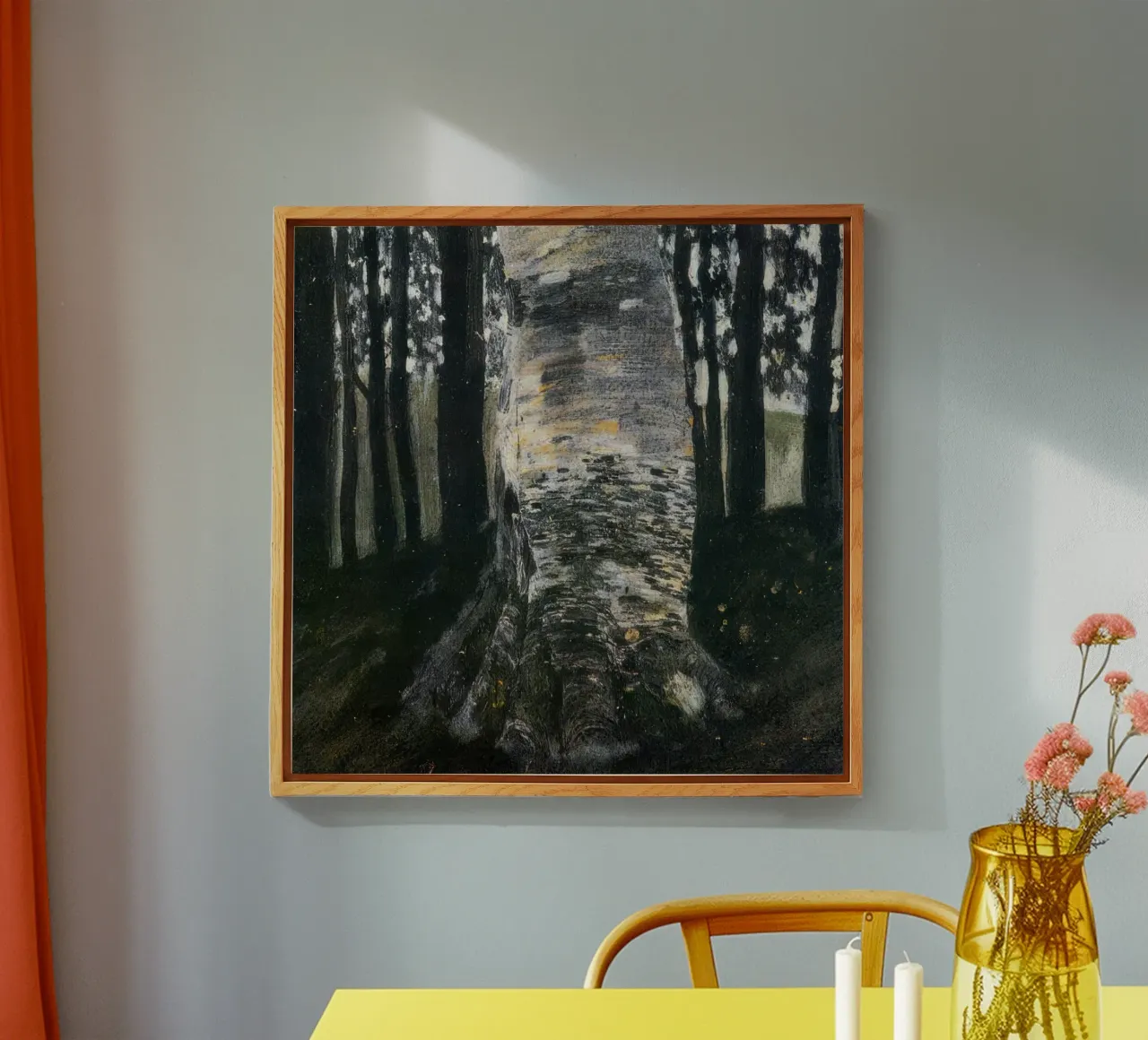Betulla in una foresta, 1903 plexiglass da Roy Terrell