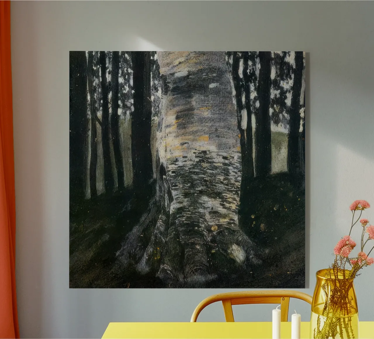 Betulla in una foresta, 1903 plexiglass da Roy Terrell
