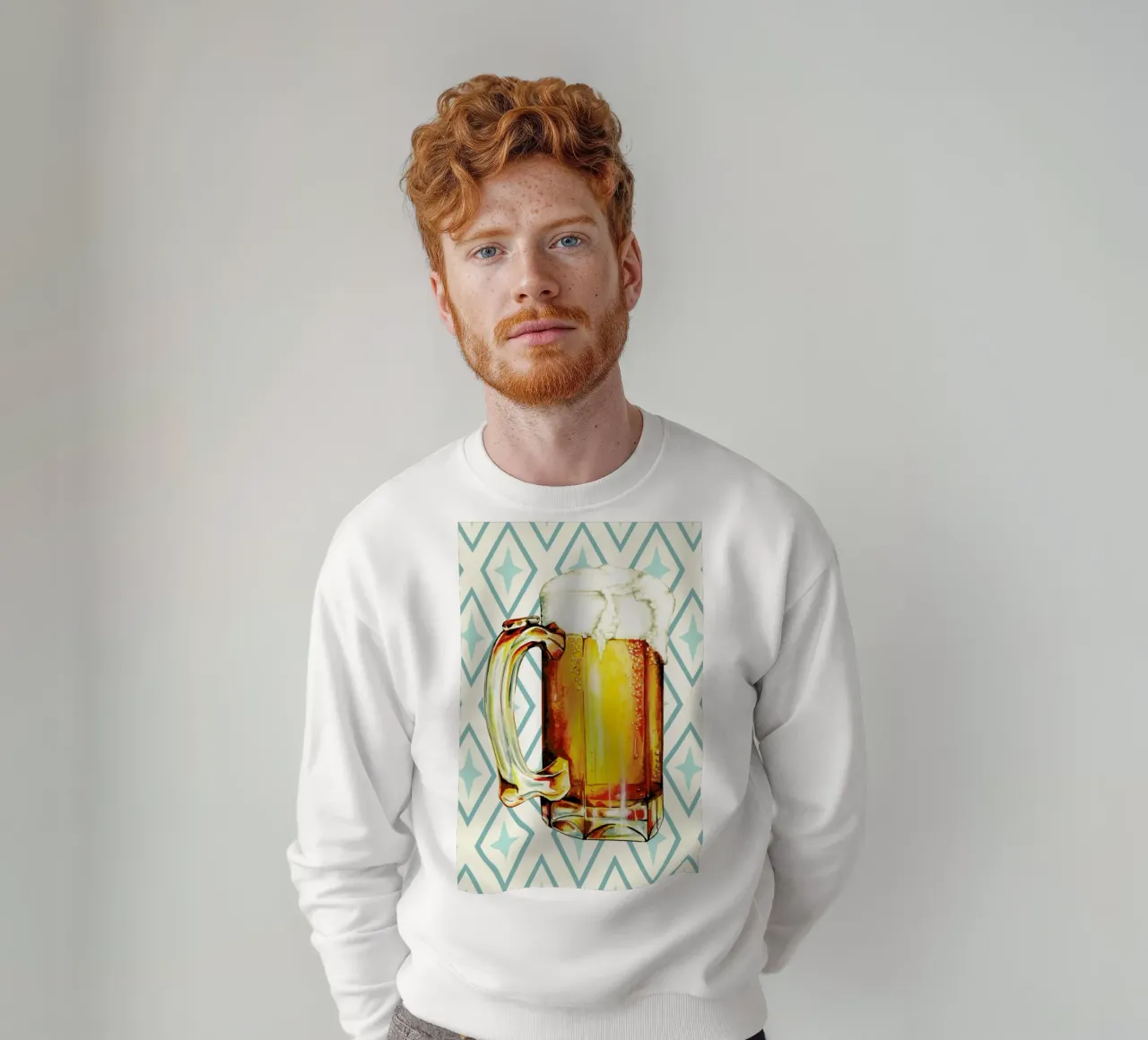Beer felpa da Kelly Gilleran