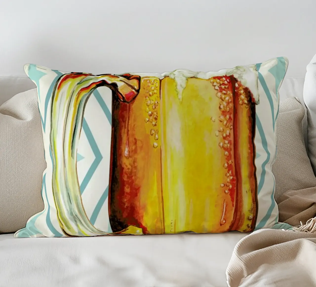 Beer cuscino da Kelly Gilleran