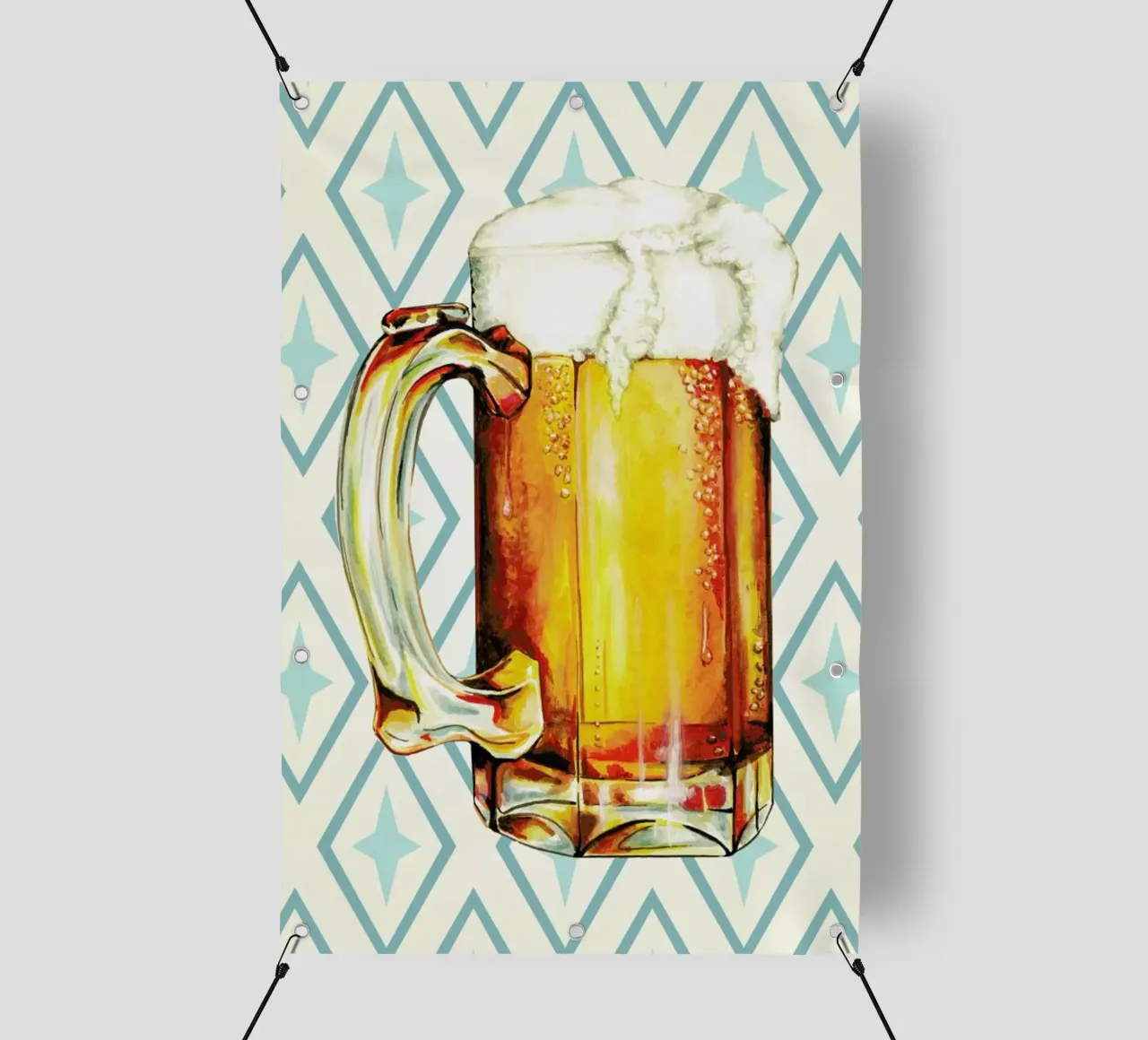 Beer telo in pvc da Kelly Gilleran