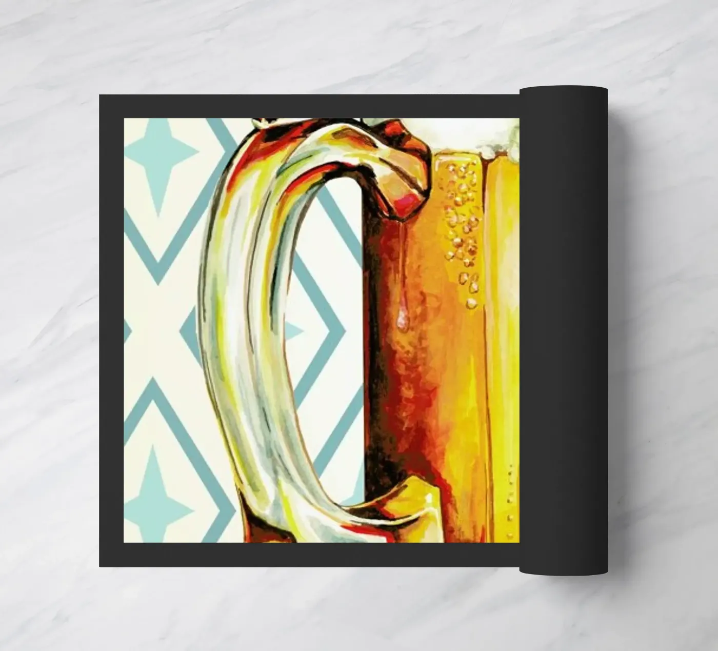 Beer doormat by Kelly Gilleran