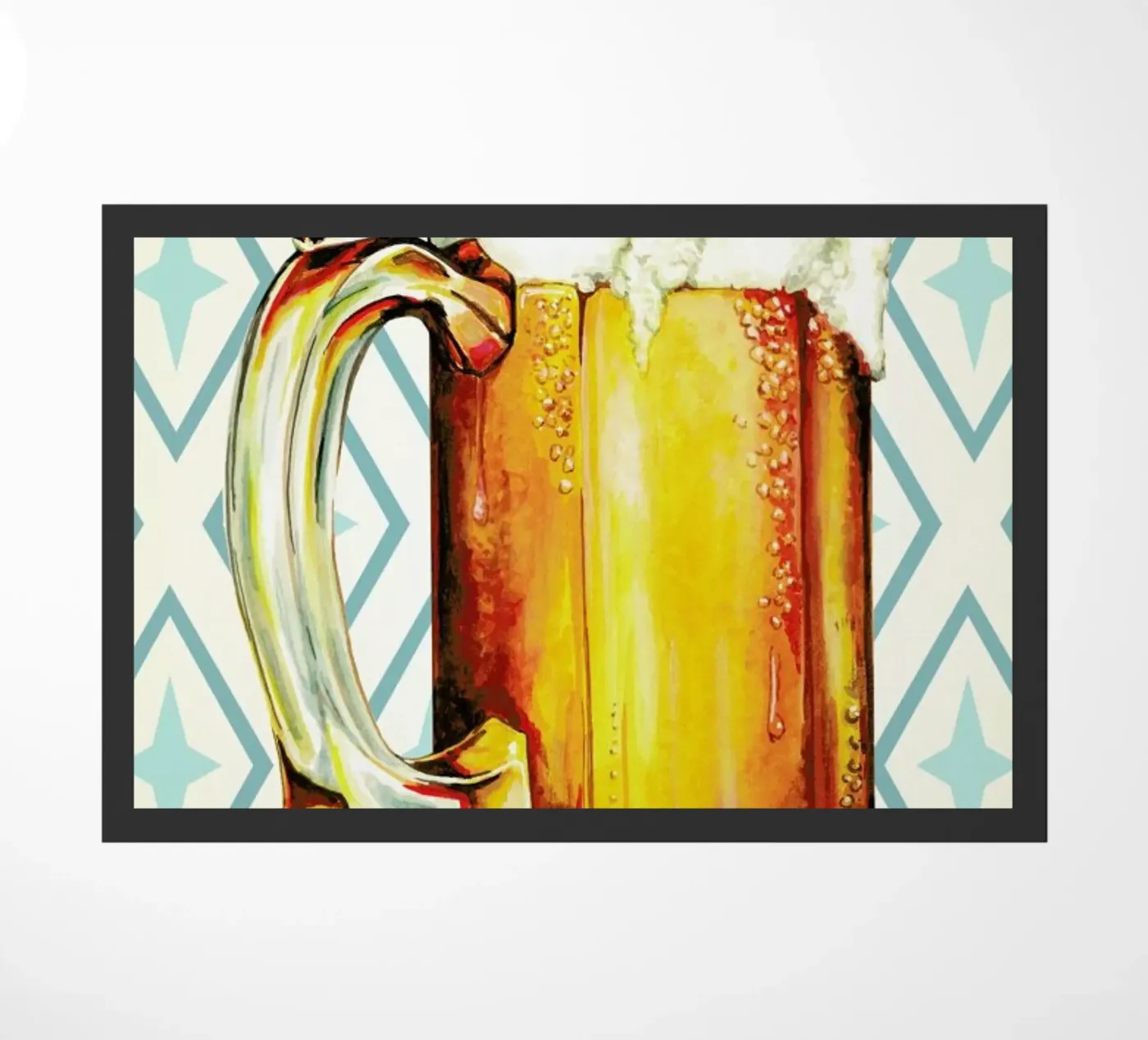 Beer doormat by Kelly Gilleran