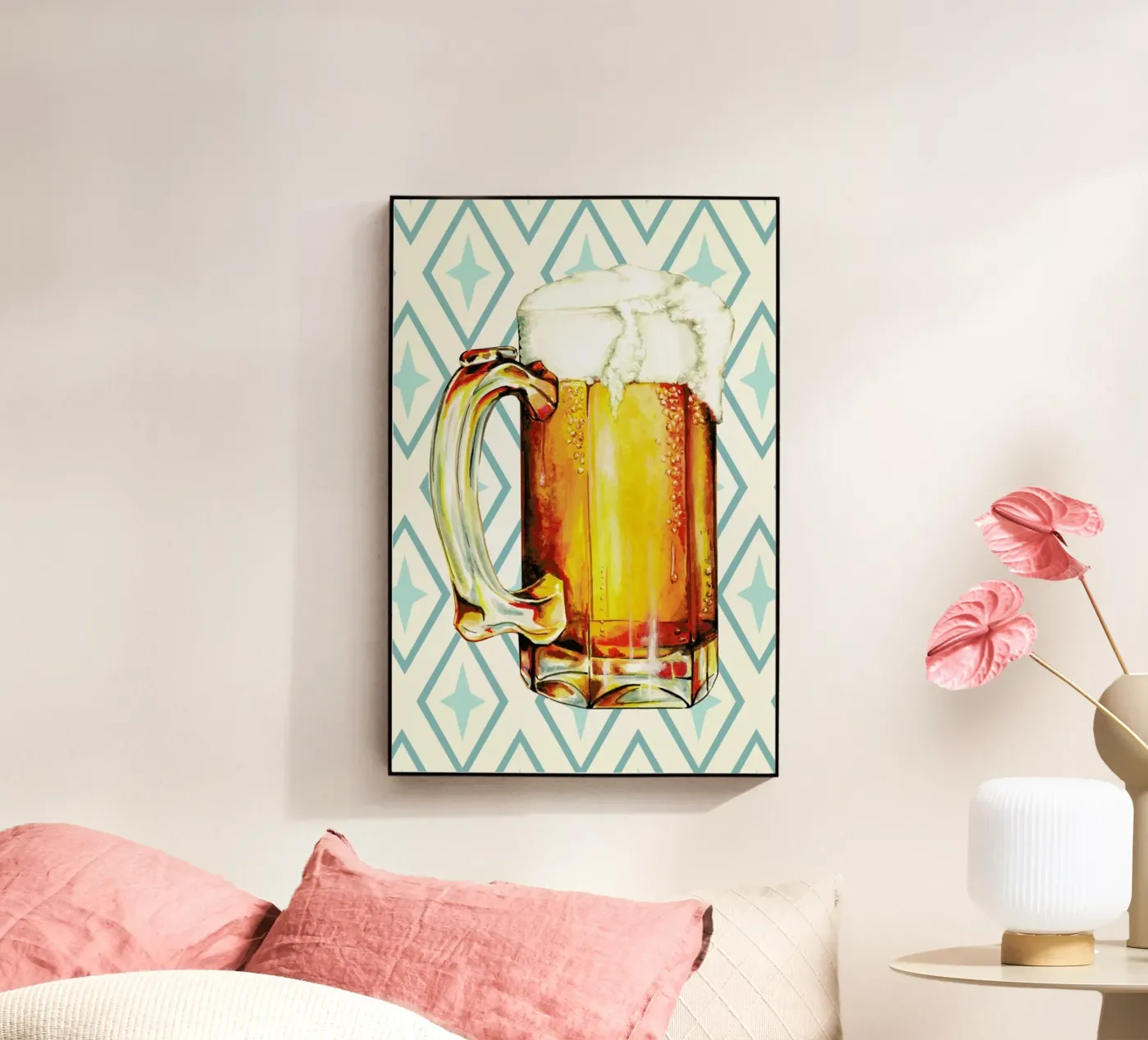 Beer acryl van Kelly Gilleran