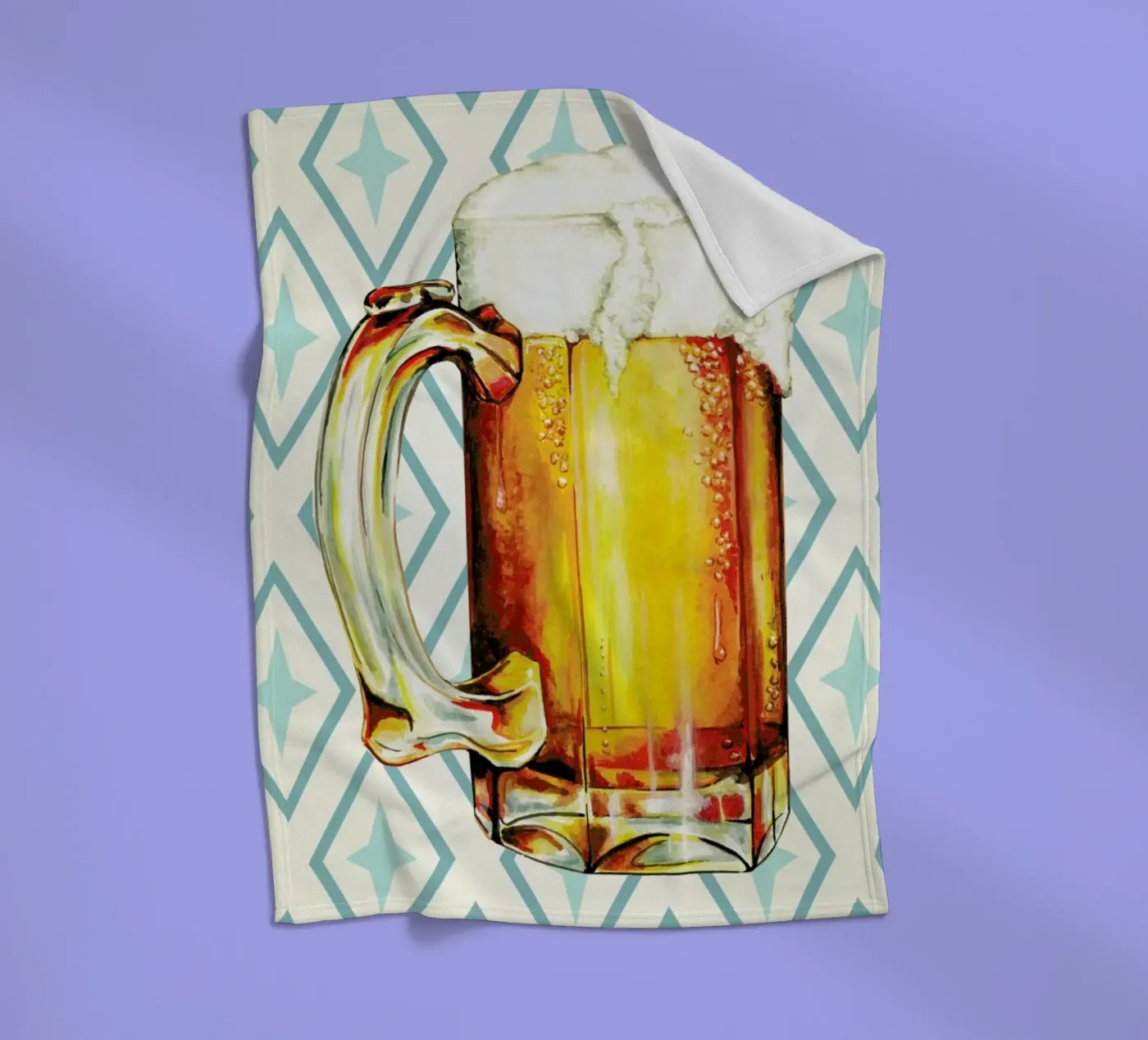 Beer fleecedeken van Kelly Gilleran