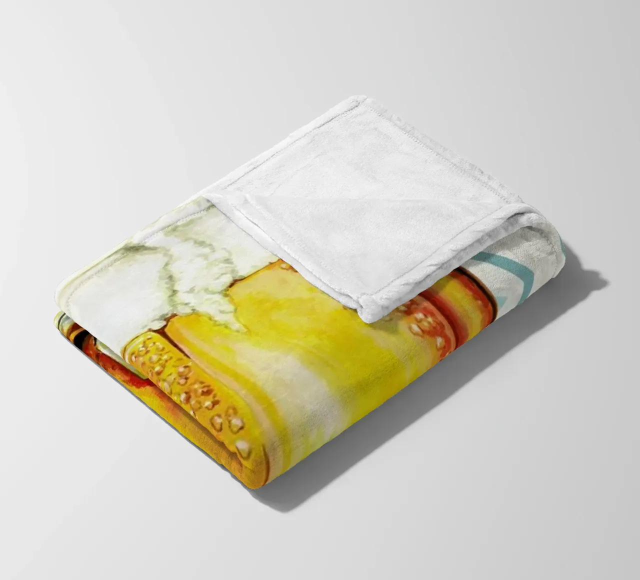 Beer fleece blanket by Kelly Gilleran