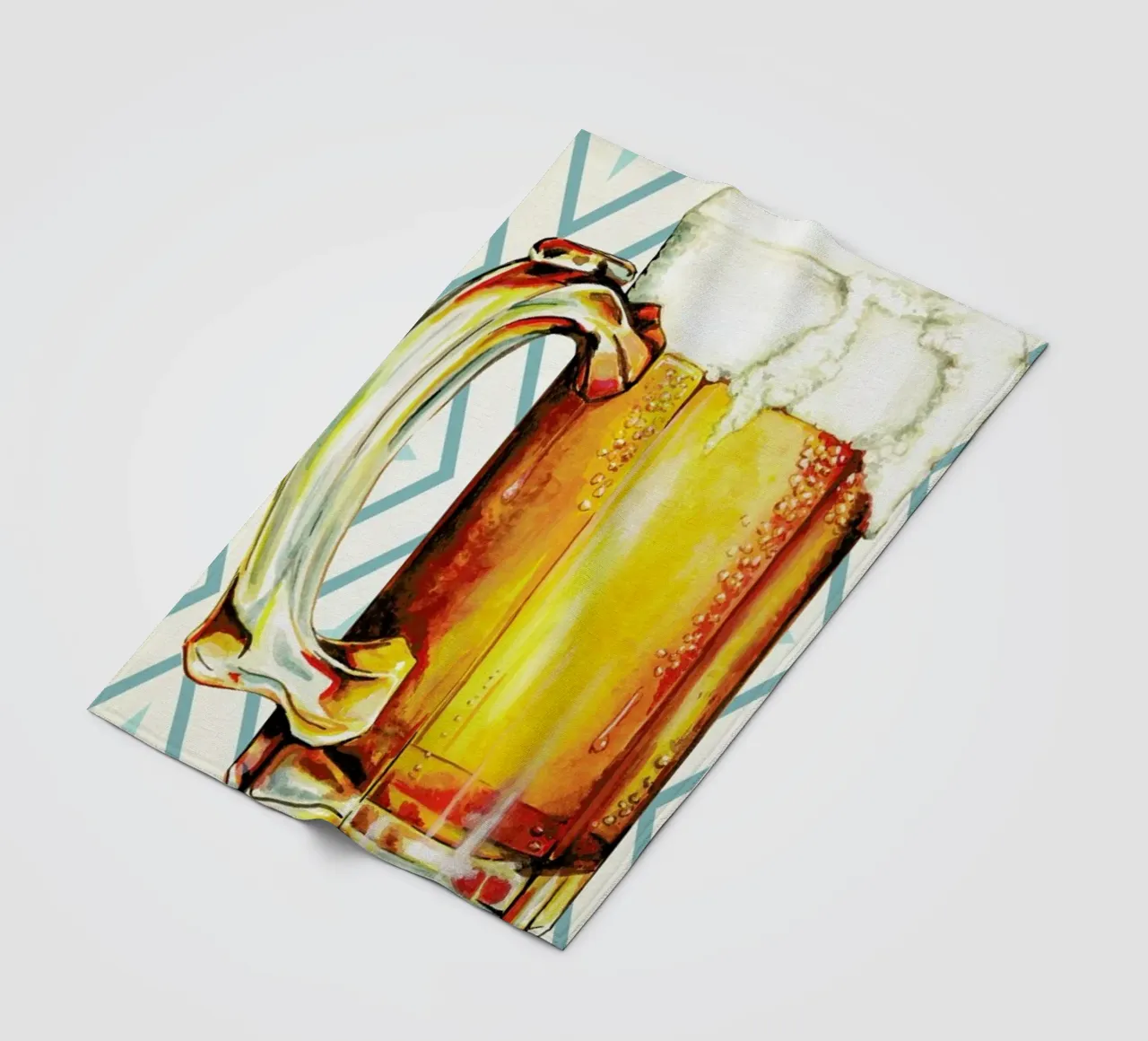 Beer fleece blanket by Kelly Gilleran