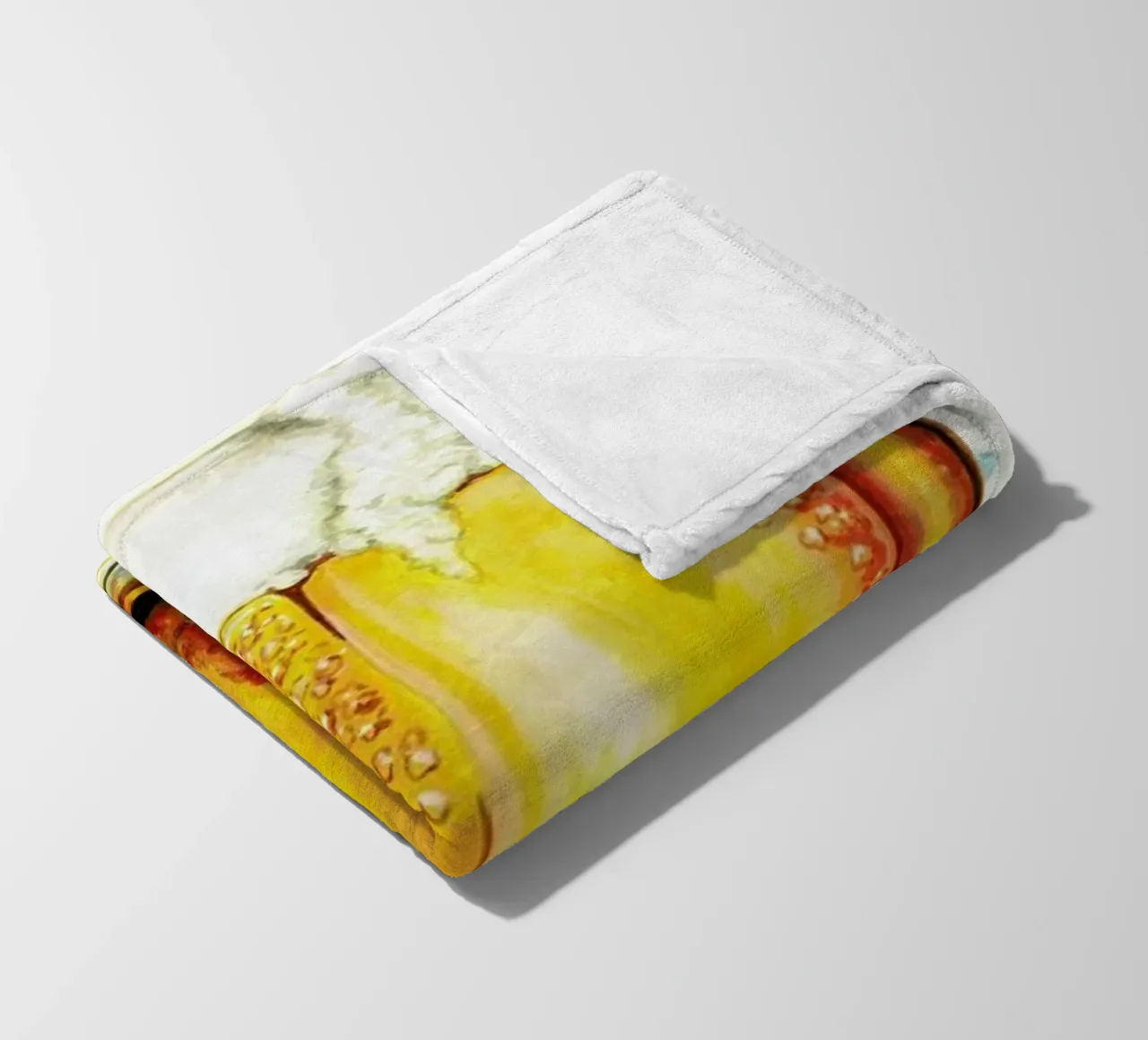 Beer fleece blanket by Kelly Gilleran
