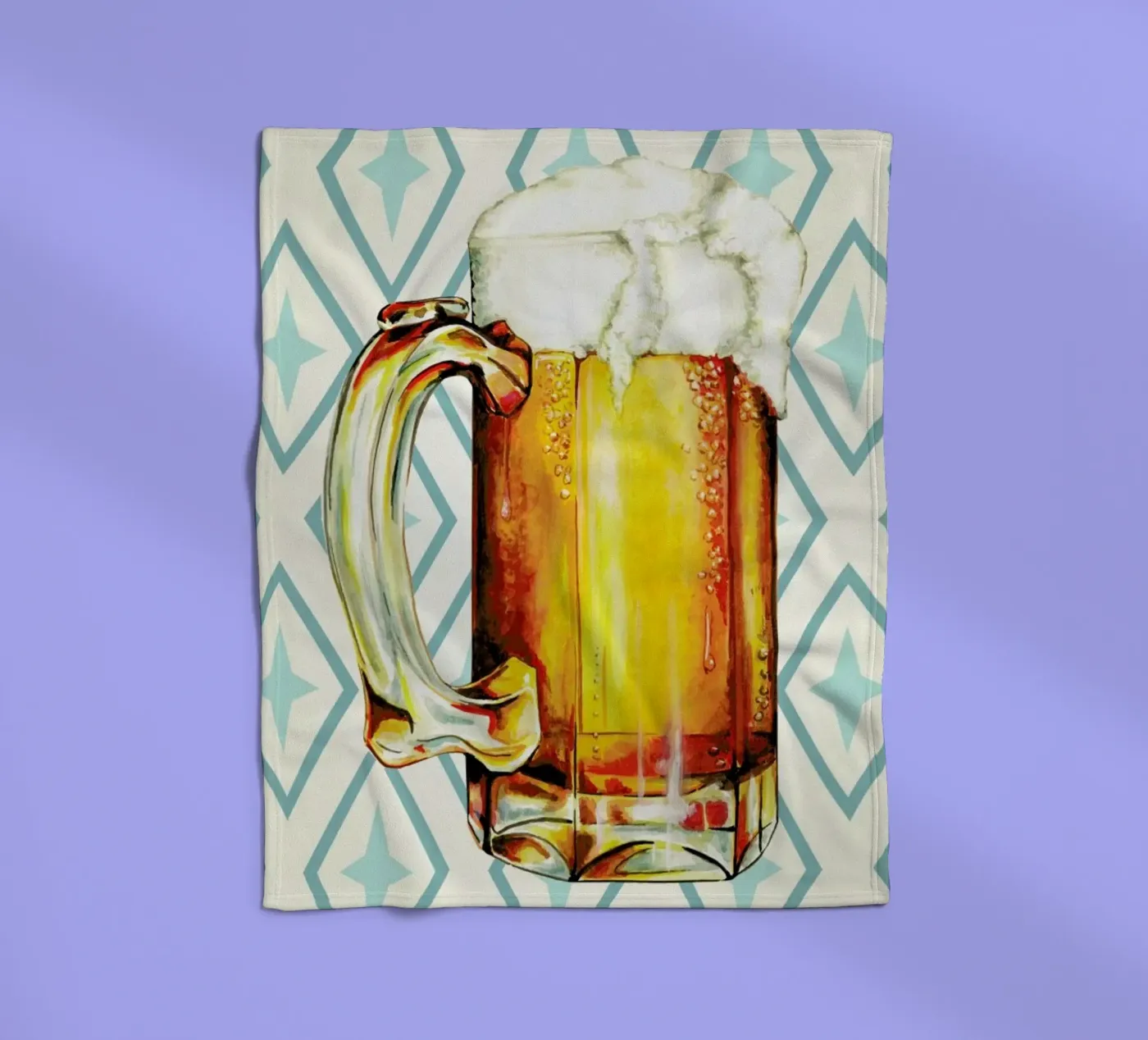 Beer fleecedeken van Kelly Gilleran