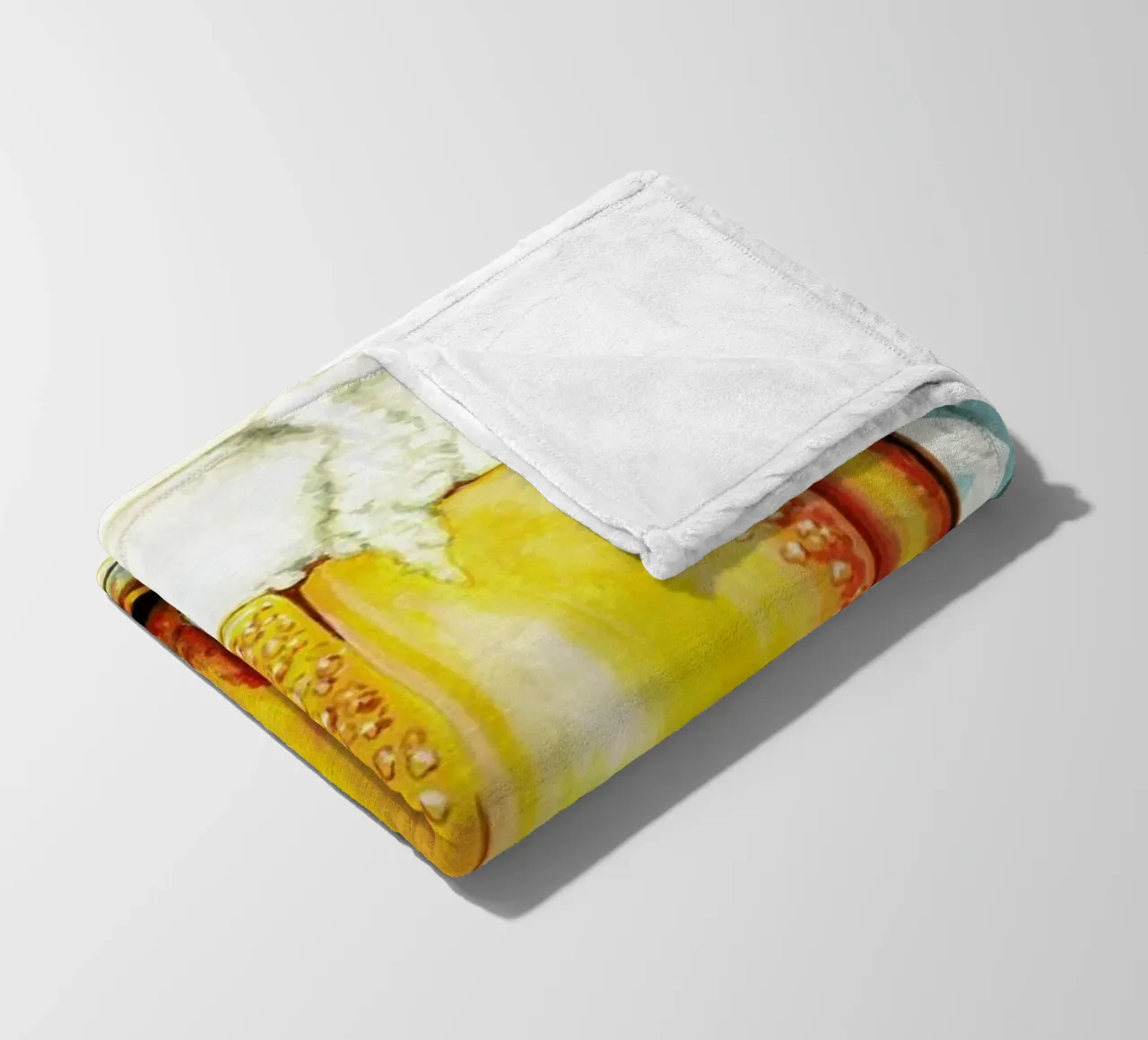 Beer fleece blanket by Kelly Gilleran