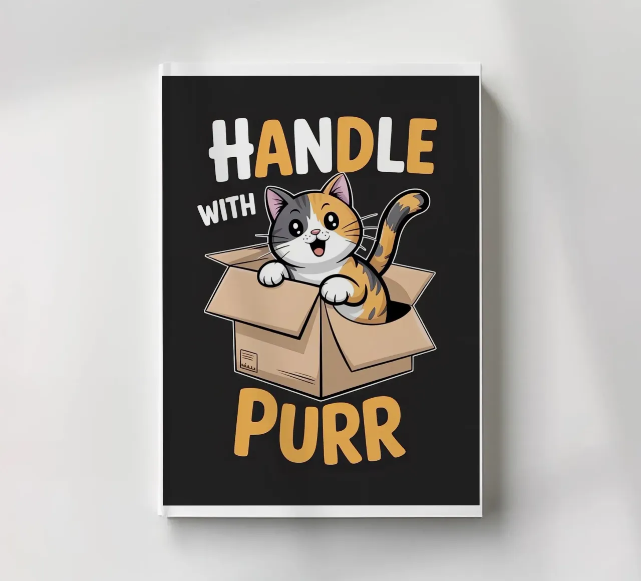 Handle With Purr notebook by Arjun