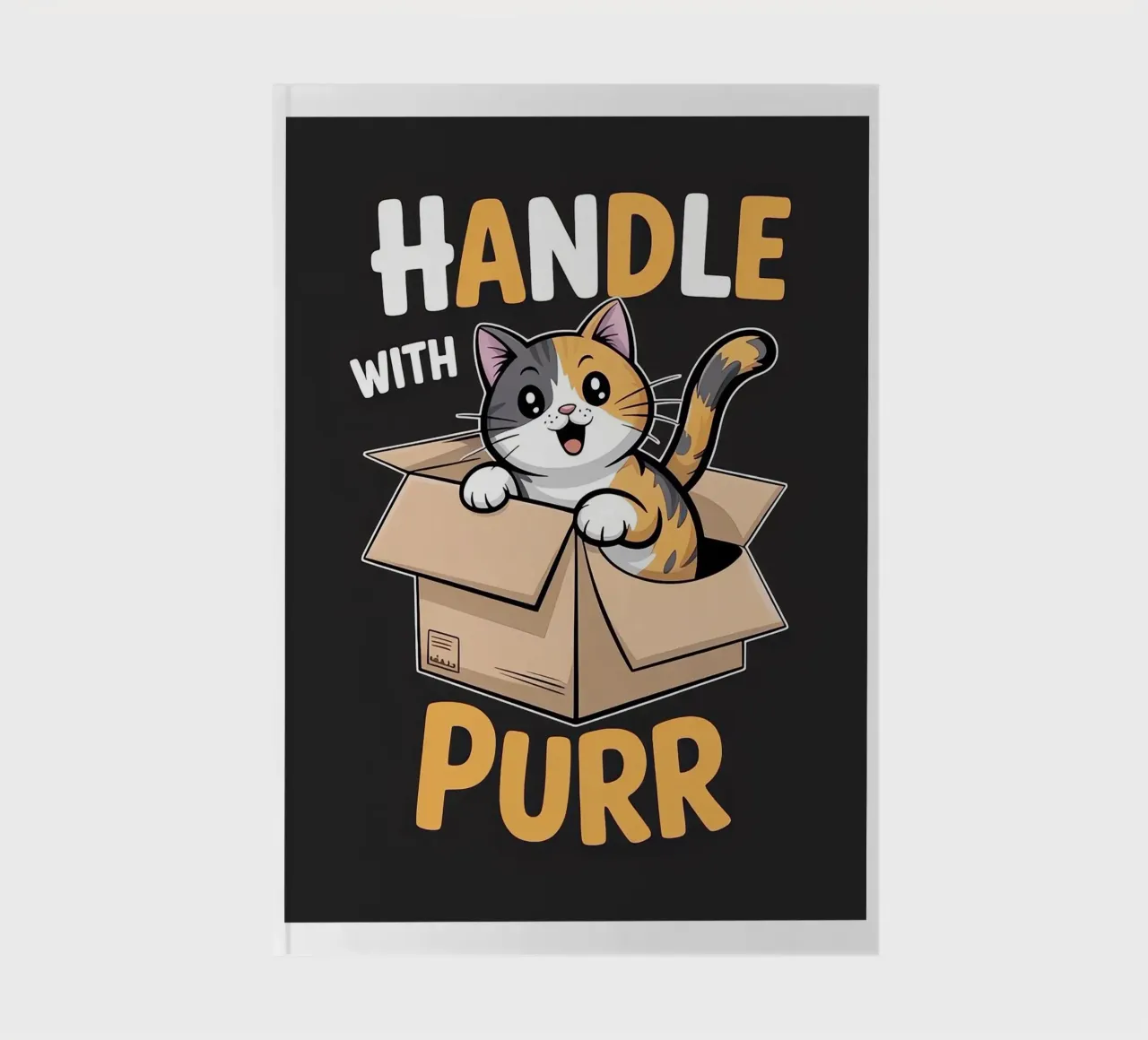 Handle With Purr notebook by Arjun