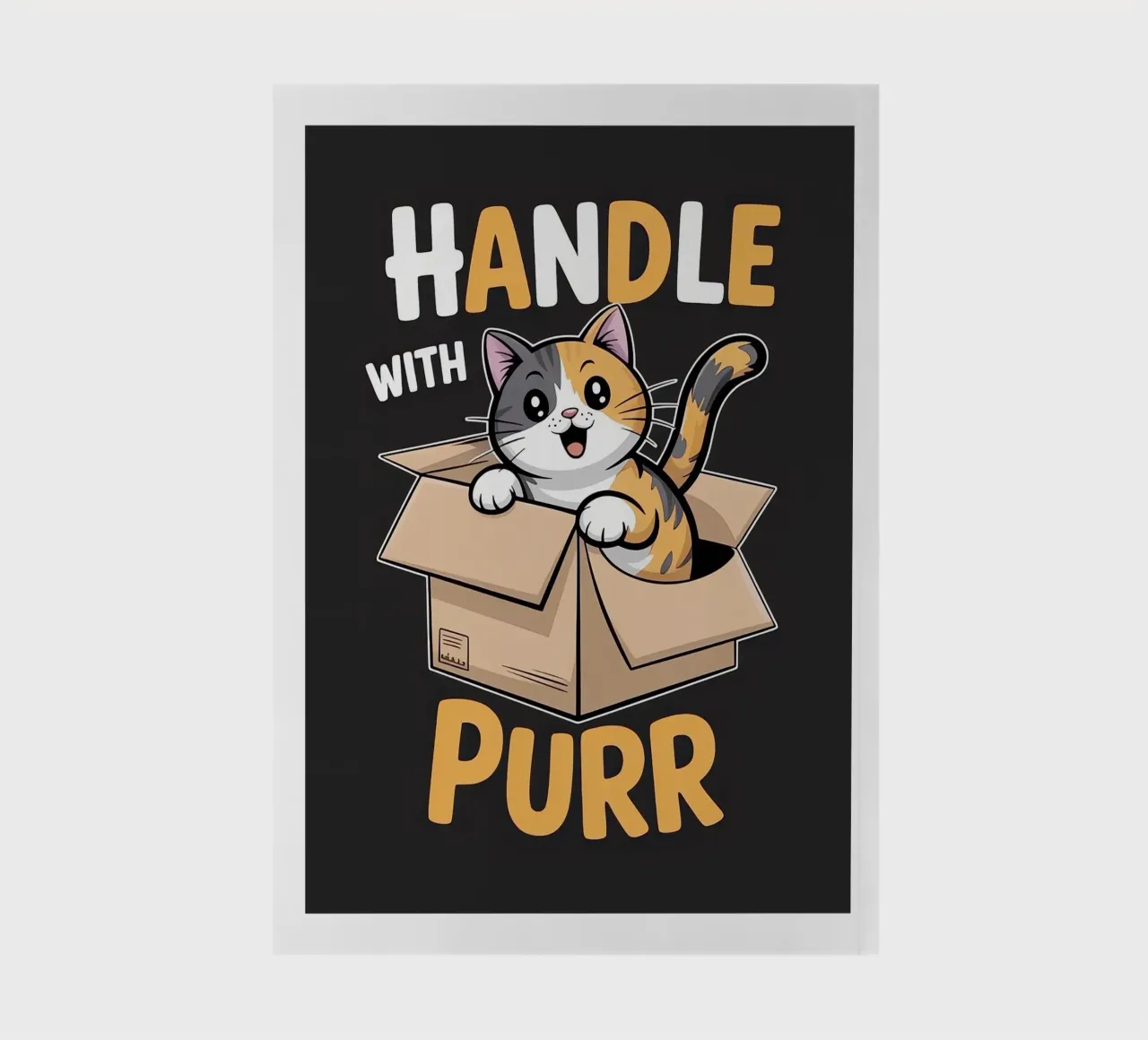 Handle With Purr notebook by Arjun