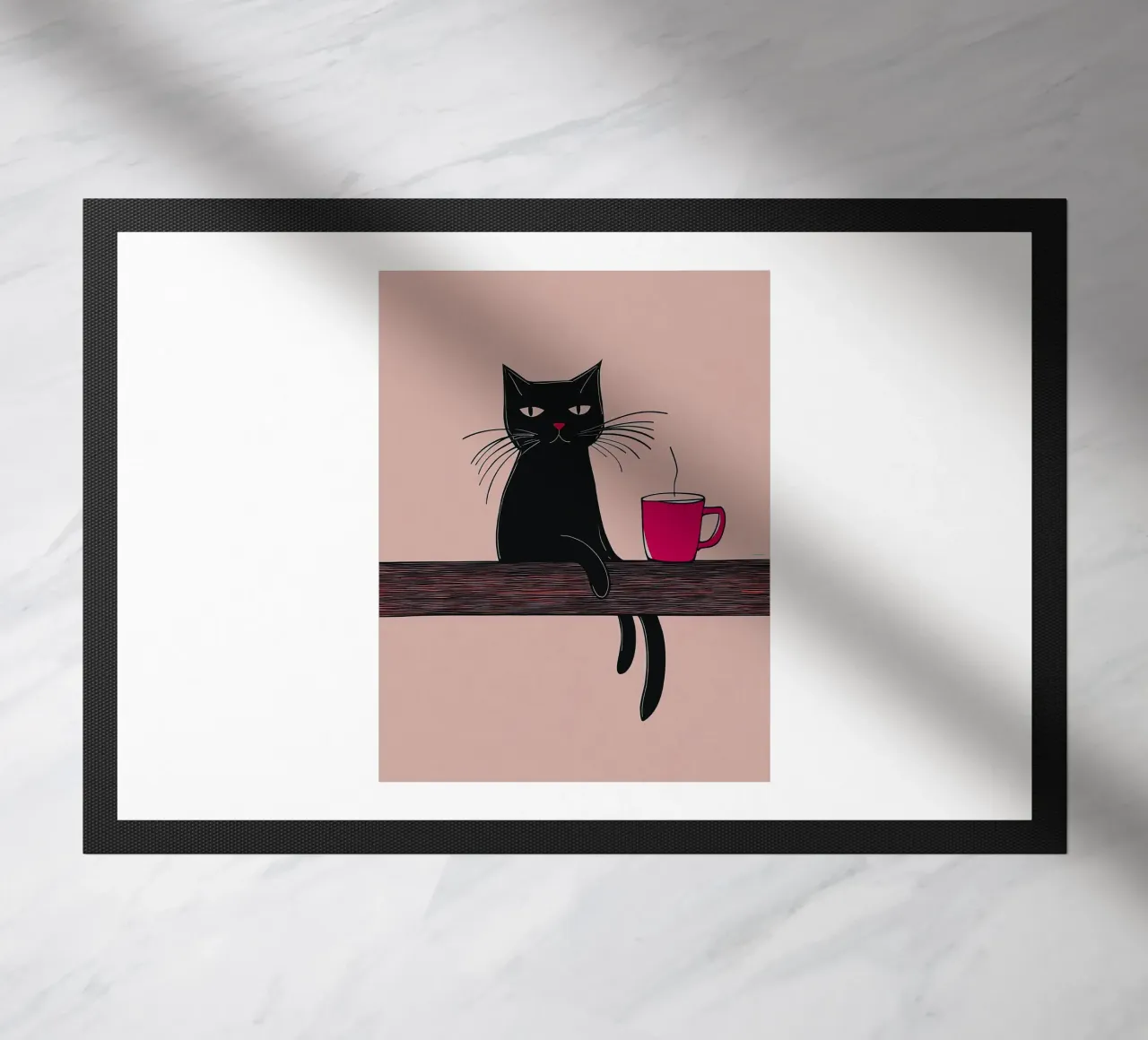 Gatto nero zerbino da Arjun