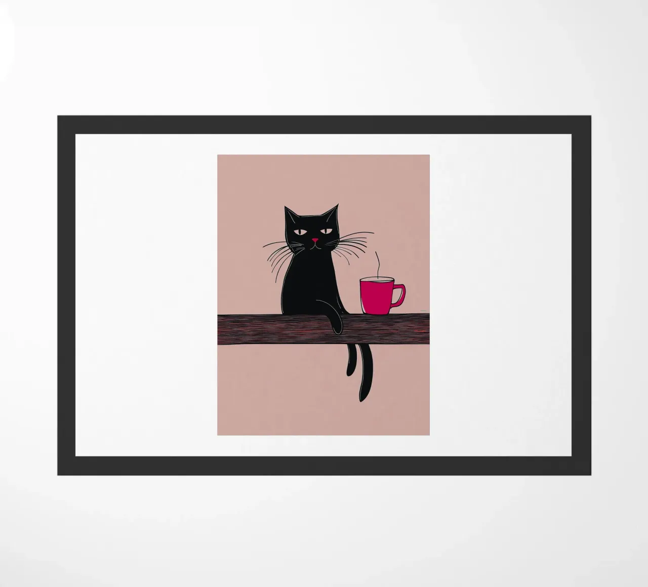 Gatto nero zerbino da Arjun