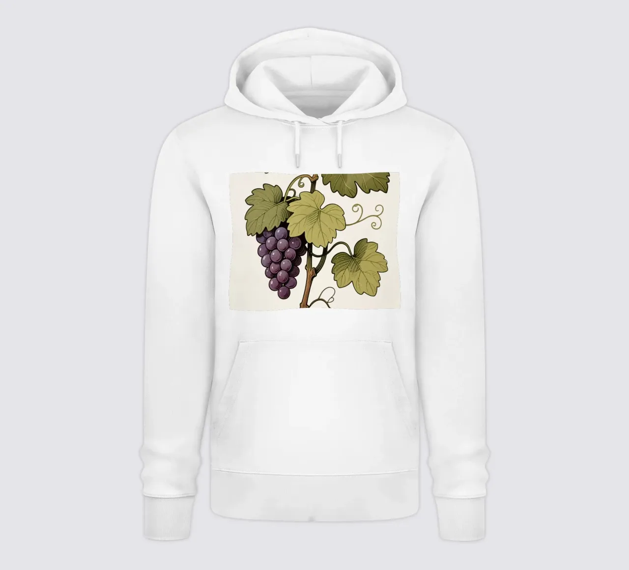 Pianta d'uva felpa con cappuccio da knowledge