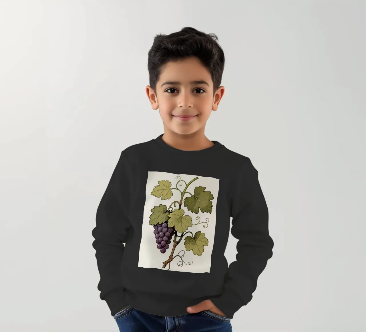 Pianta d'uva felpa bambino da knowledge