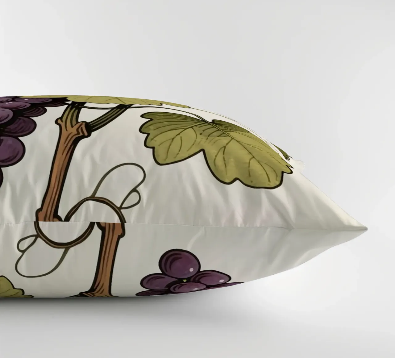 Grape Plant decorative cushion by knowledge