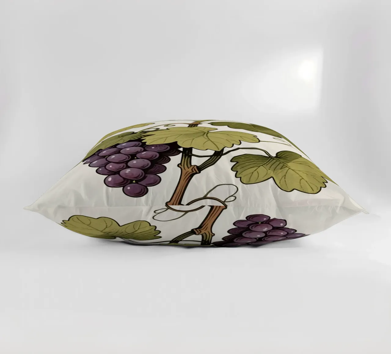 Grape Plant decorative cushion by knowledge