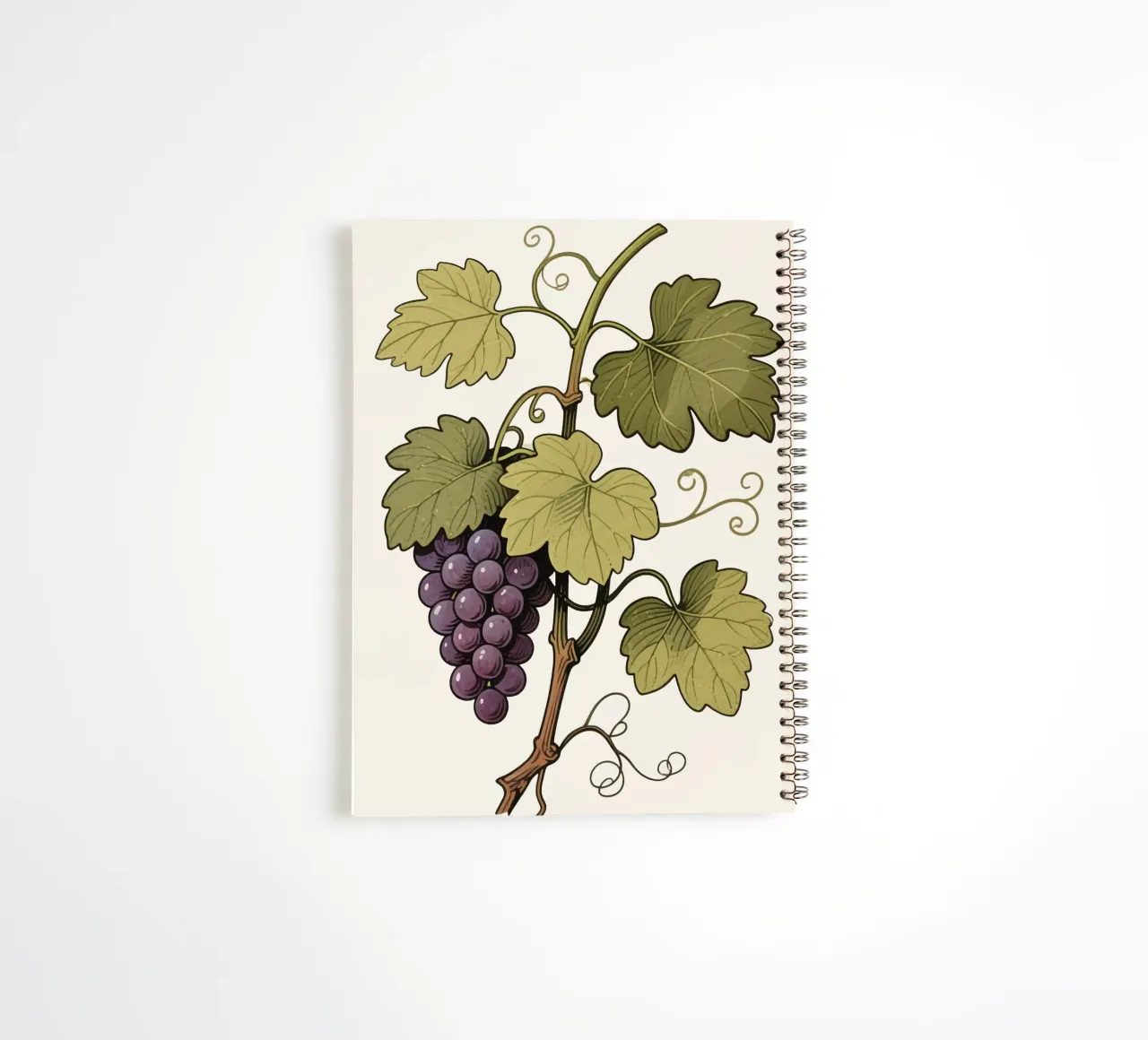 Pianta d'uva diario ad anelli da knowledge