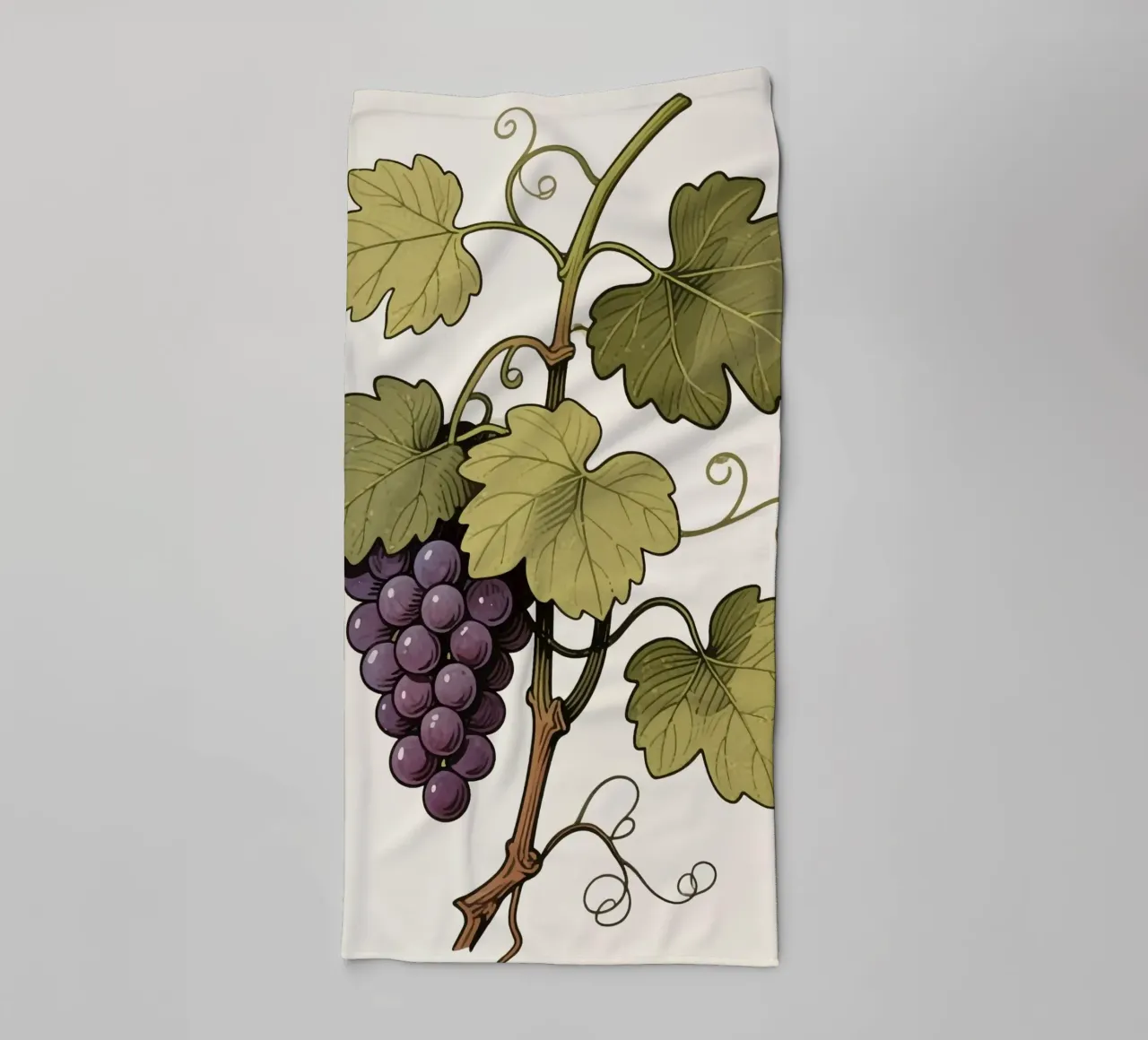 Pianta d'uva asciugamano da bagno da knowledge