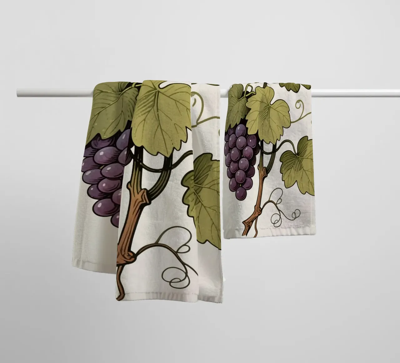 Pianta d'uva asciugamano da bagno da knowledge