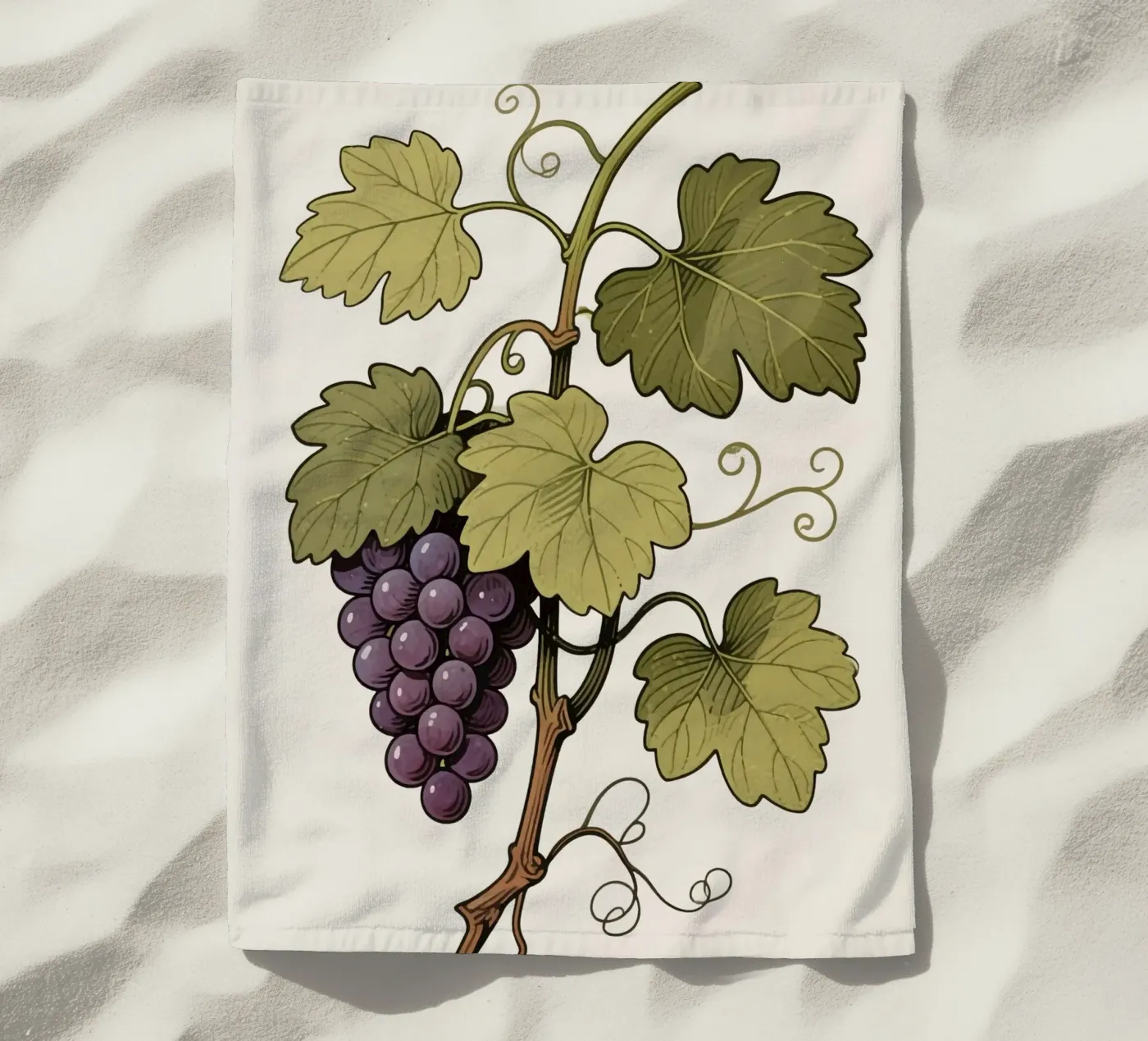 Pianta d'uva telo mare da knowledge