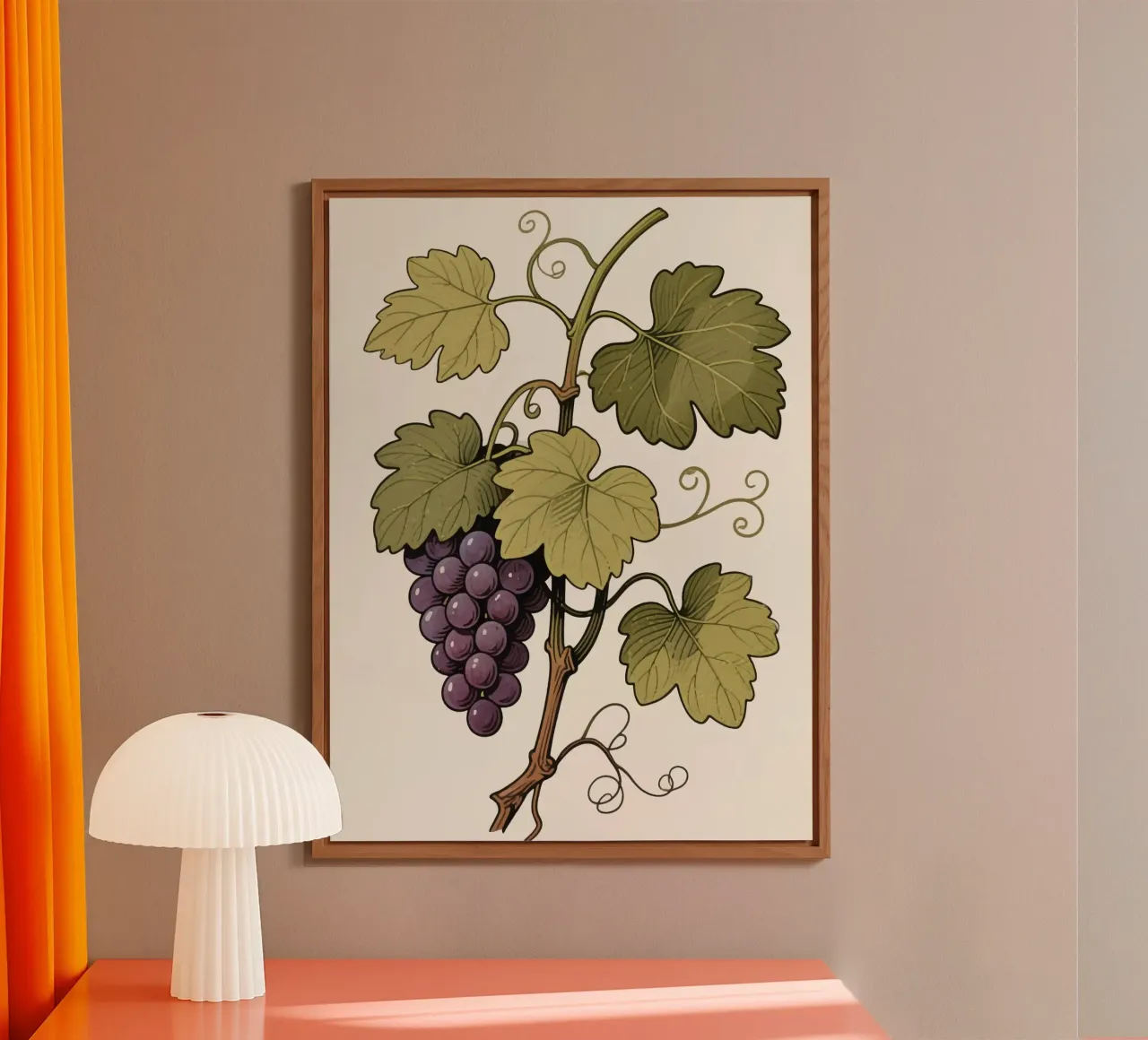 Pianta d'uva alluminio dibond da knowledge