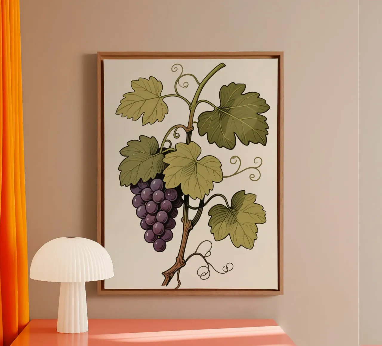 Pianta d'uva tela da knowledge