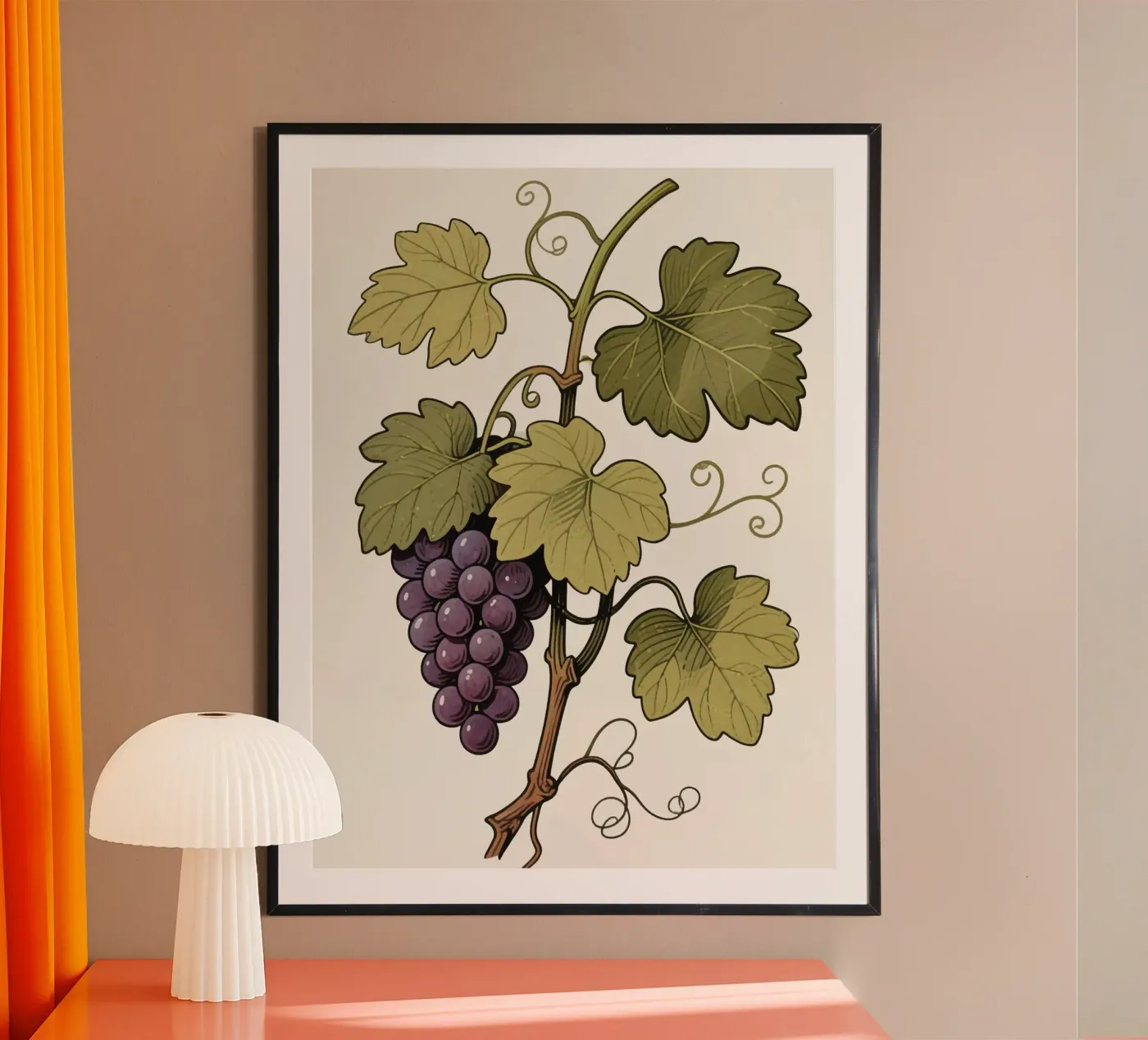 Grape Plant poster da knowledge