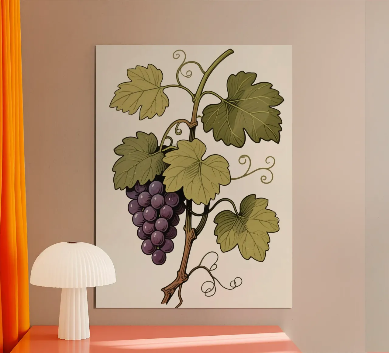 Pianta d'uva poster da knowledge