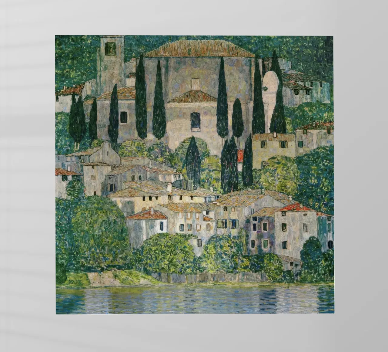 Kirche in Cassone pellicola backlit da Roy Terrell