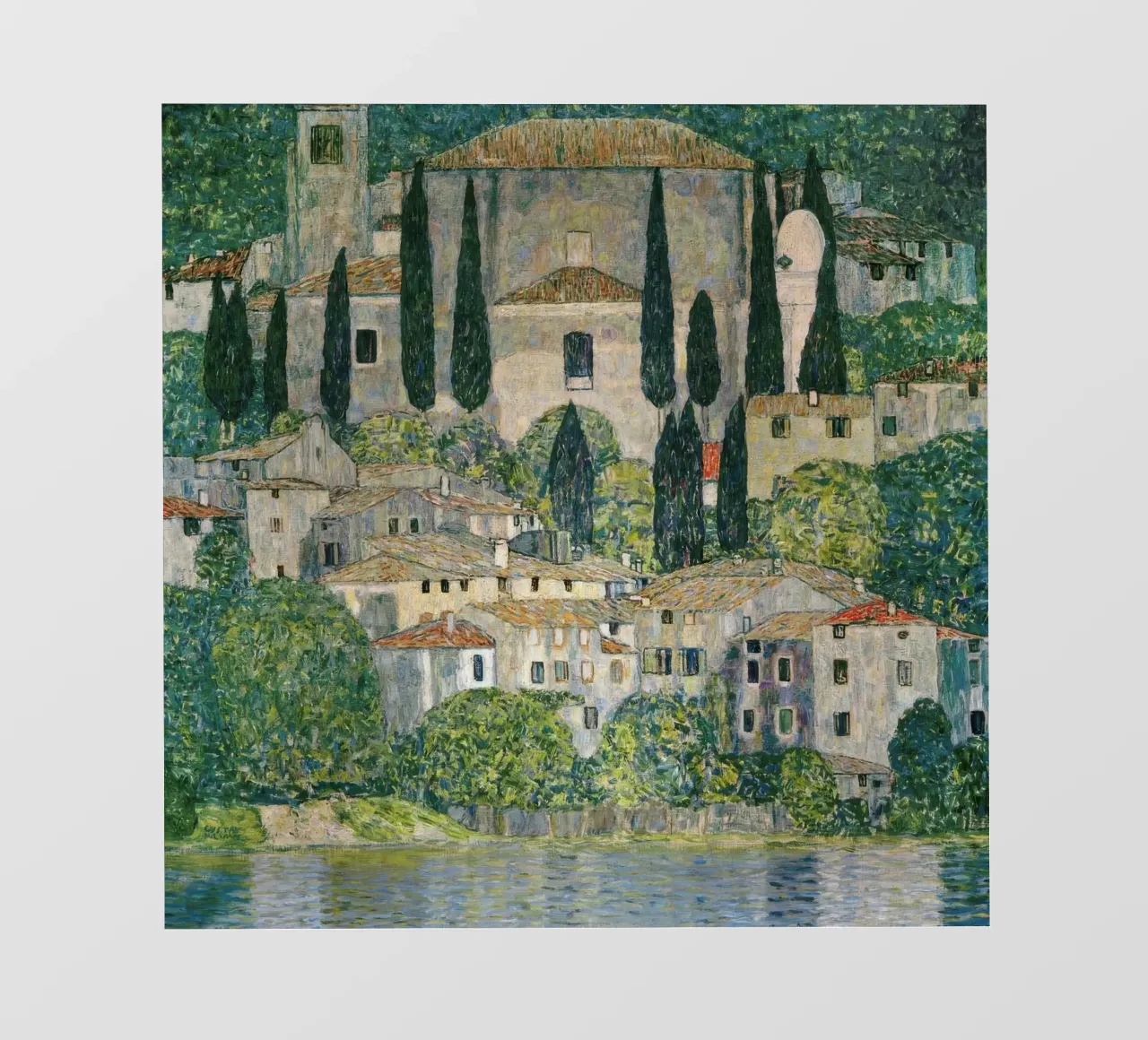 Kirche in Cassone pellicola backlit da Roy Terrell