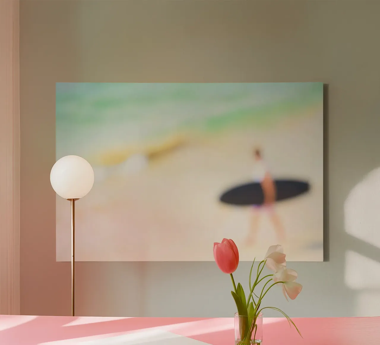 Seaside #35 canvas with Floater frame by Tal Paz-Fridman