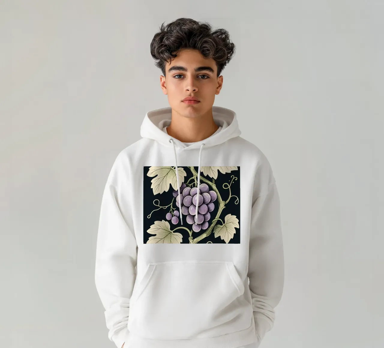 Pianta Uva Natura felpa con cappuccio da knowledge