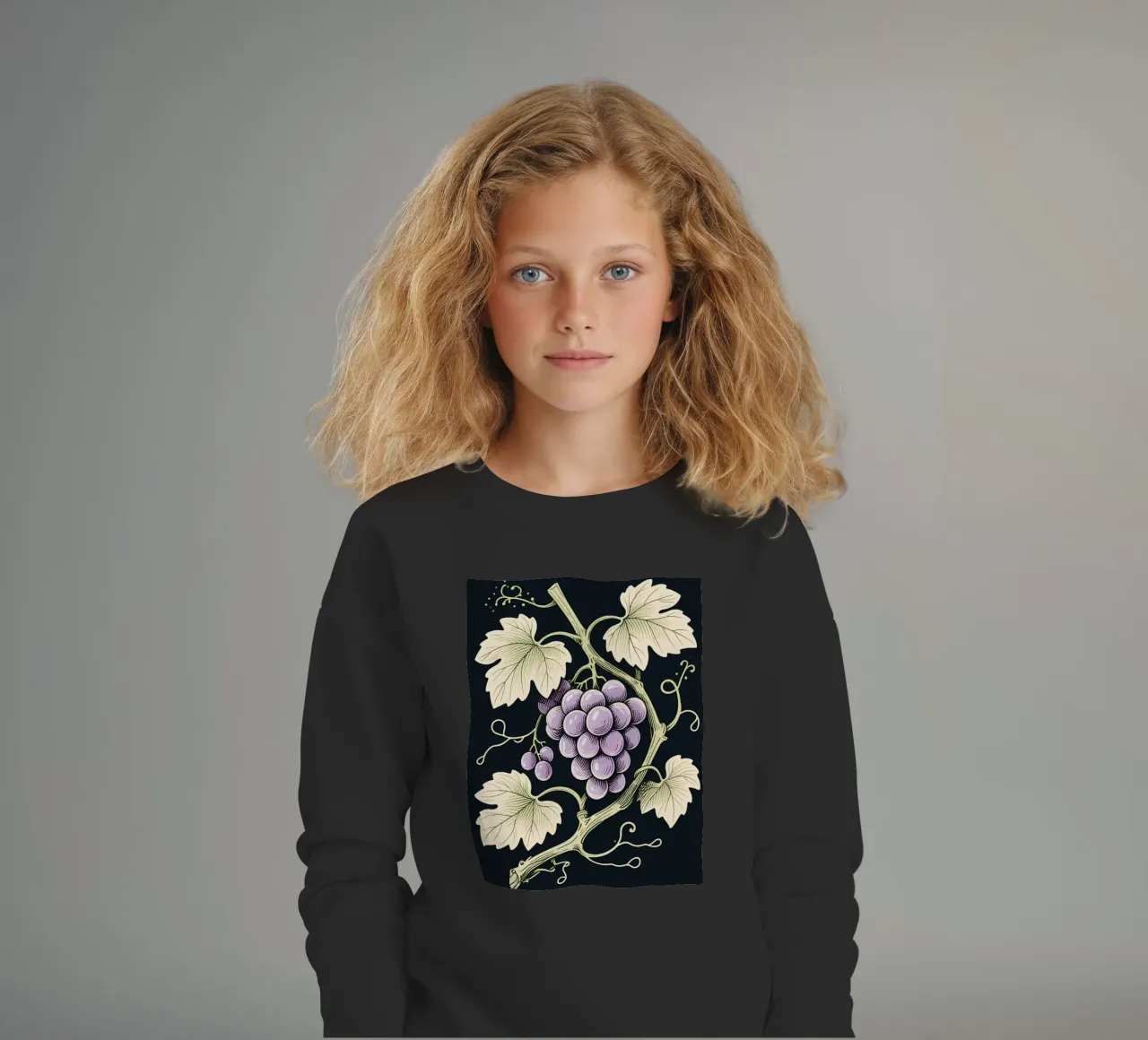 Pianta Uva Natura felpa bambino da knowledge