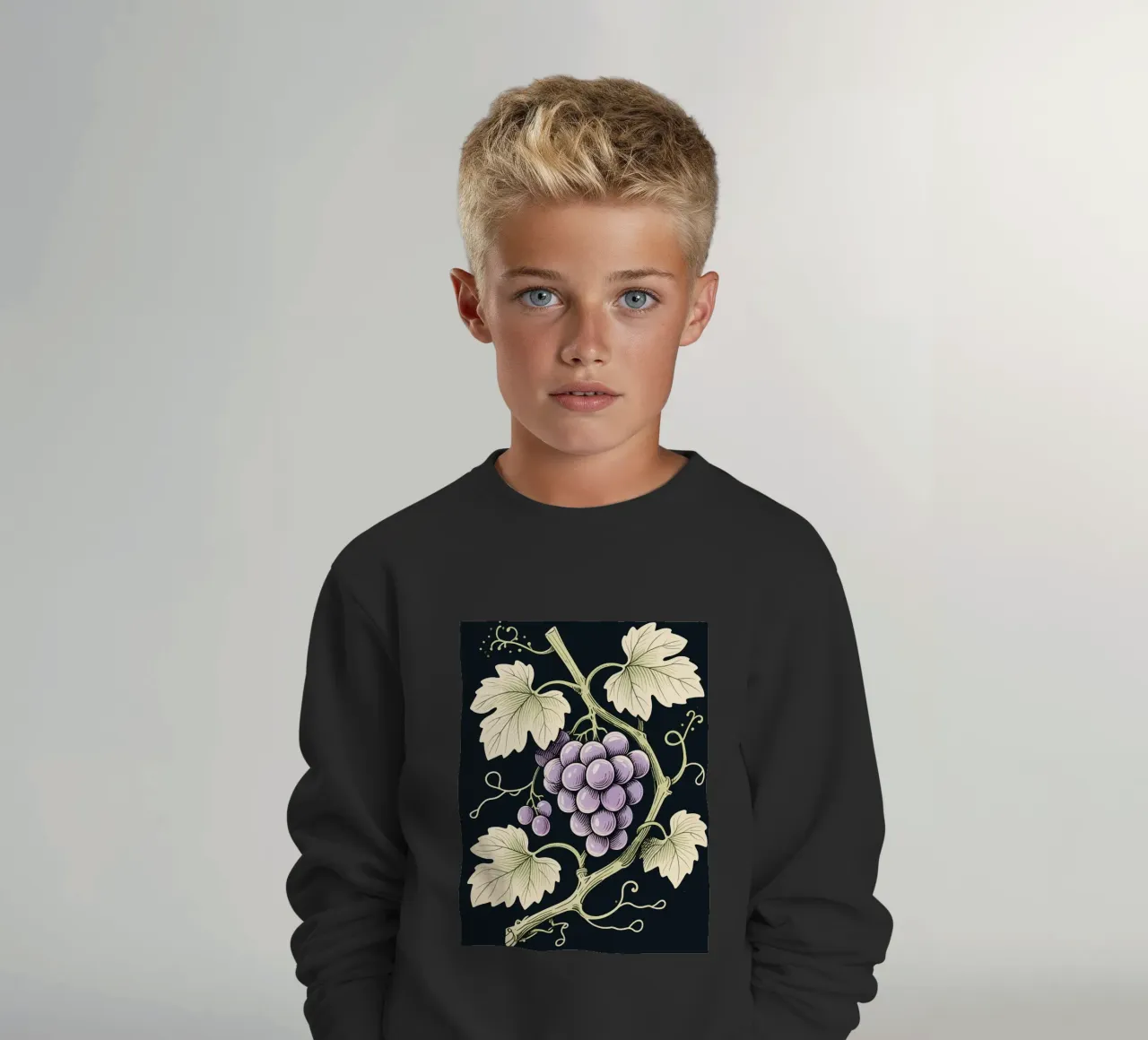 Pianta Uva Natura felpa bambino da knowledge