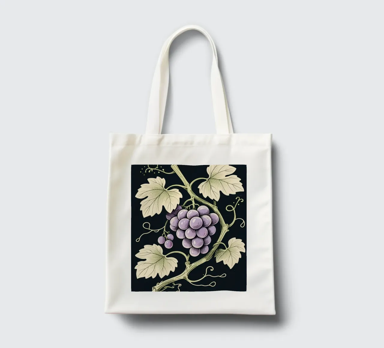 Pianta Uva Natura borsa in juta da knowledge