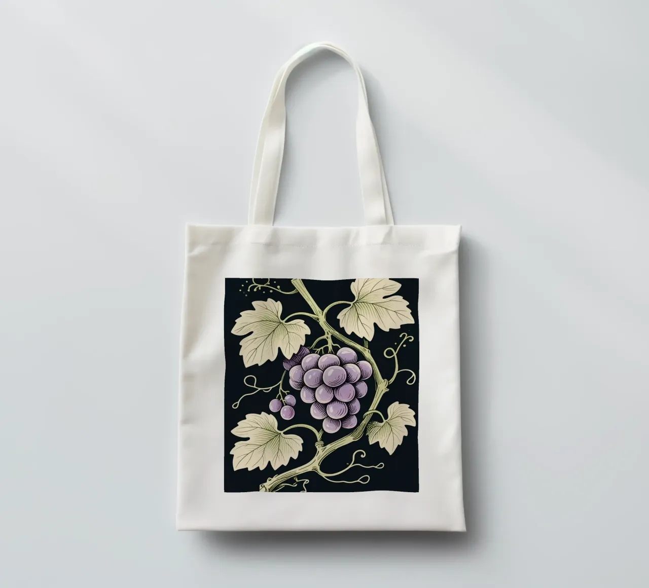 Pianta Uva Natura borsa in juta da knowledge