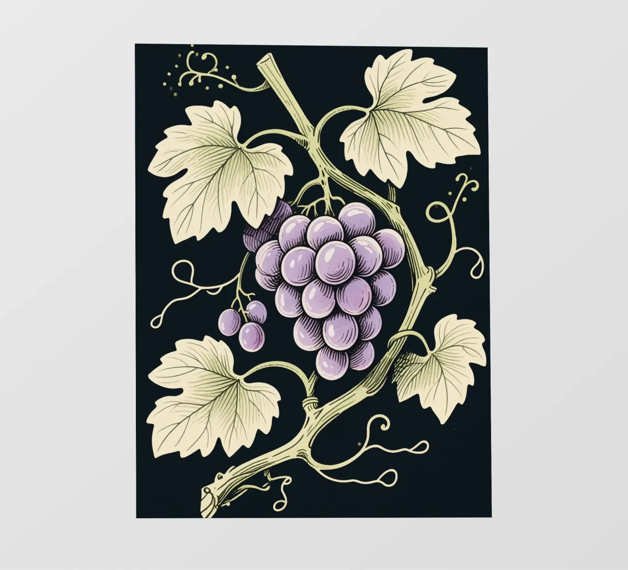 Pianta Uva Natura telo in pvc da knowledge