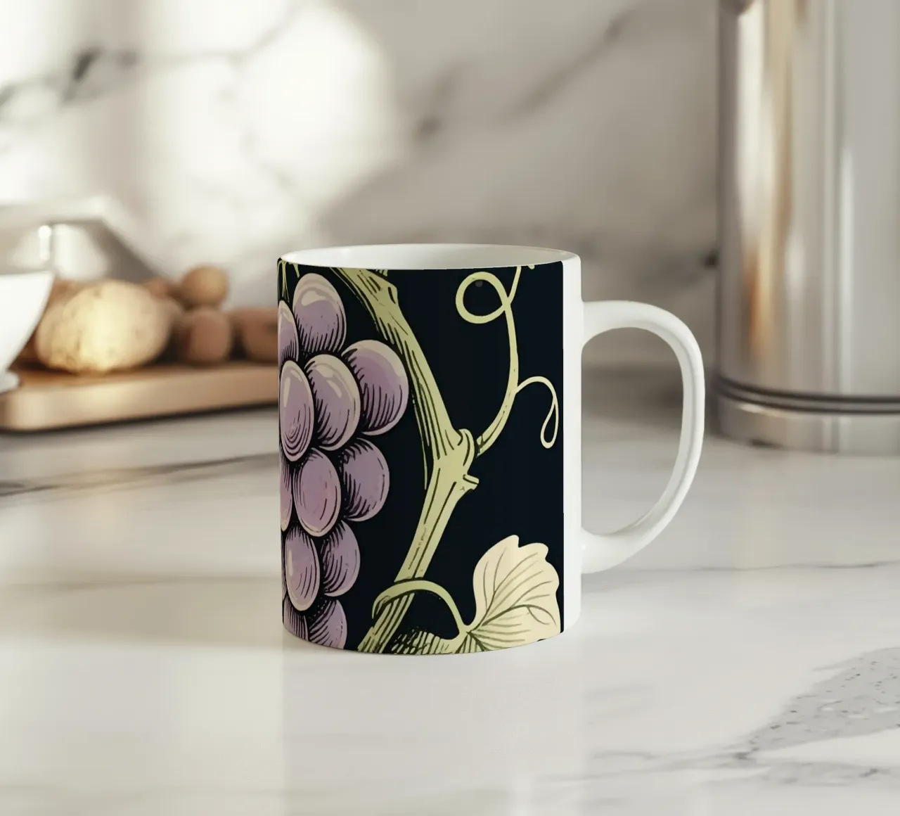 Pianta Uva Natura tazza in ceramica da knowledge