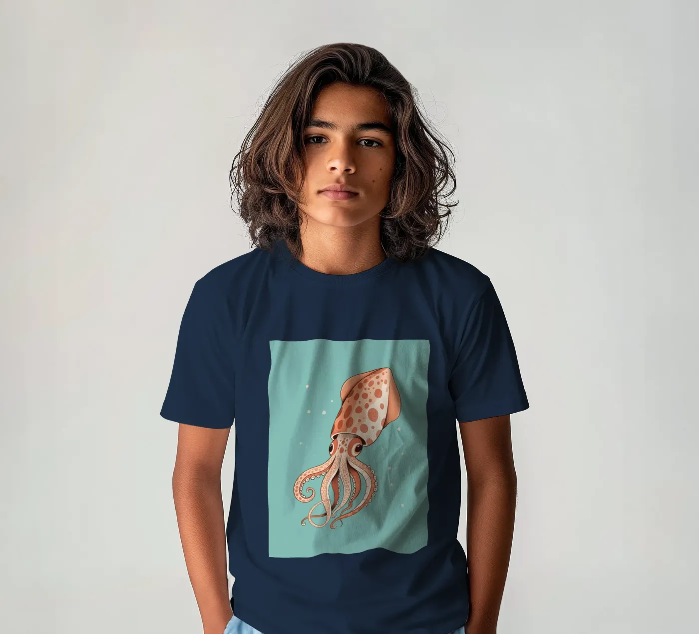 Seppia t-shirt bambini da knowledge