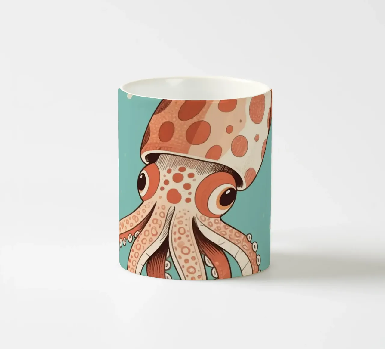 Cuttlefish ceramic mug by knowledge