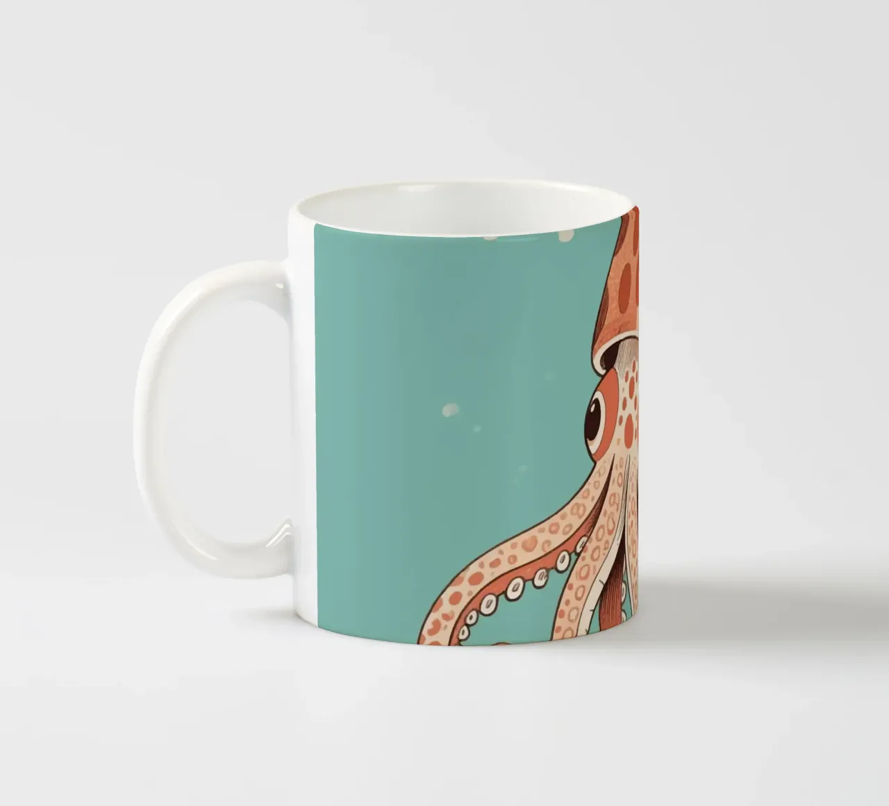 Cuttlefish ceramic mug by knowledge